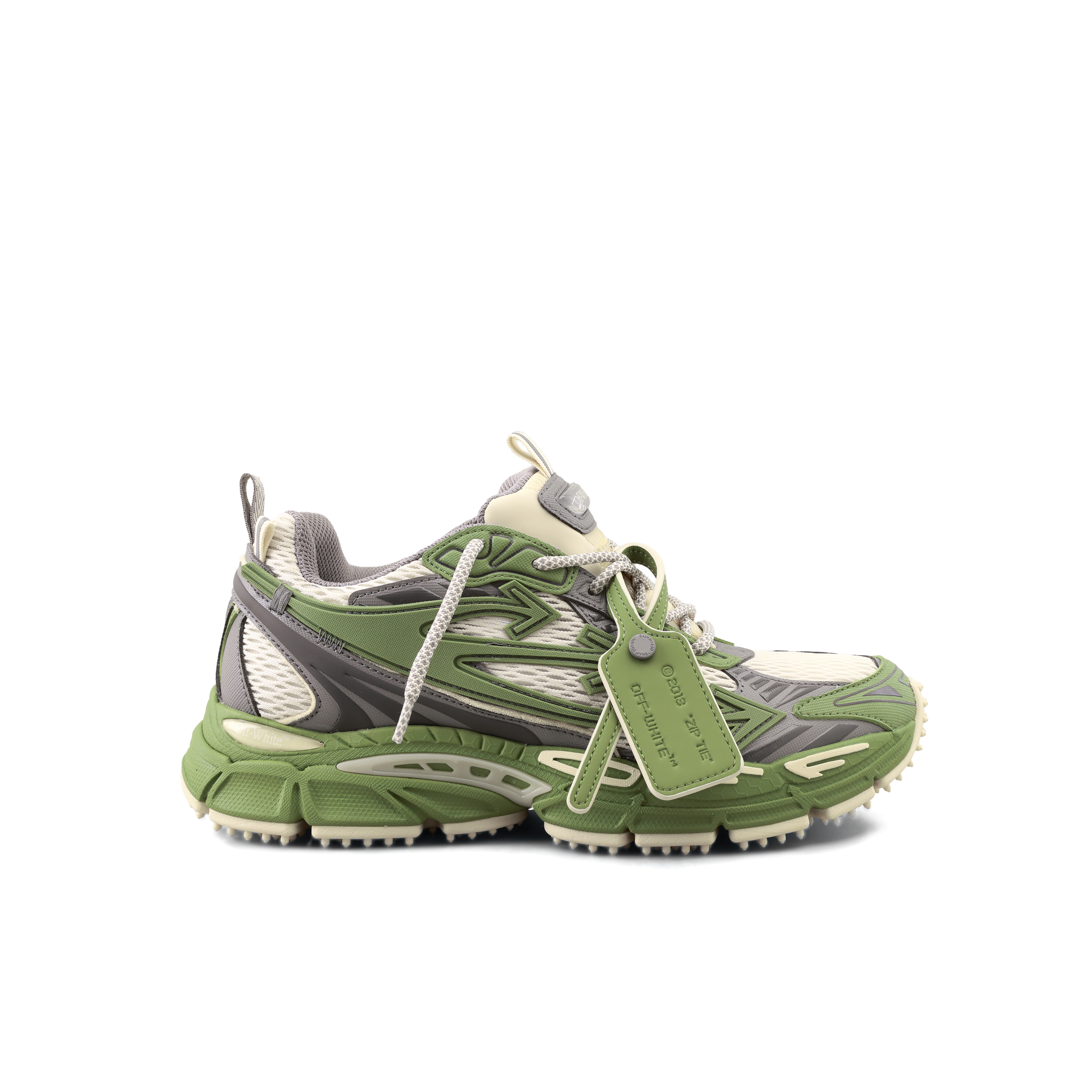 Sneakers Beige Verde Off-White Be Right Back