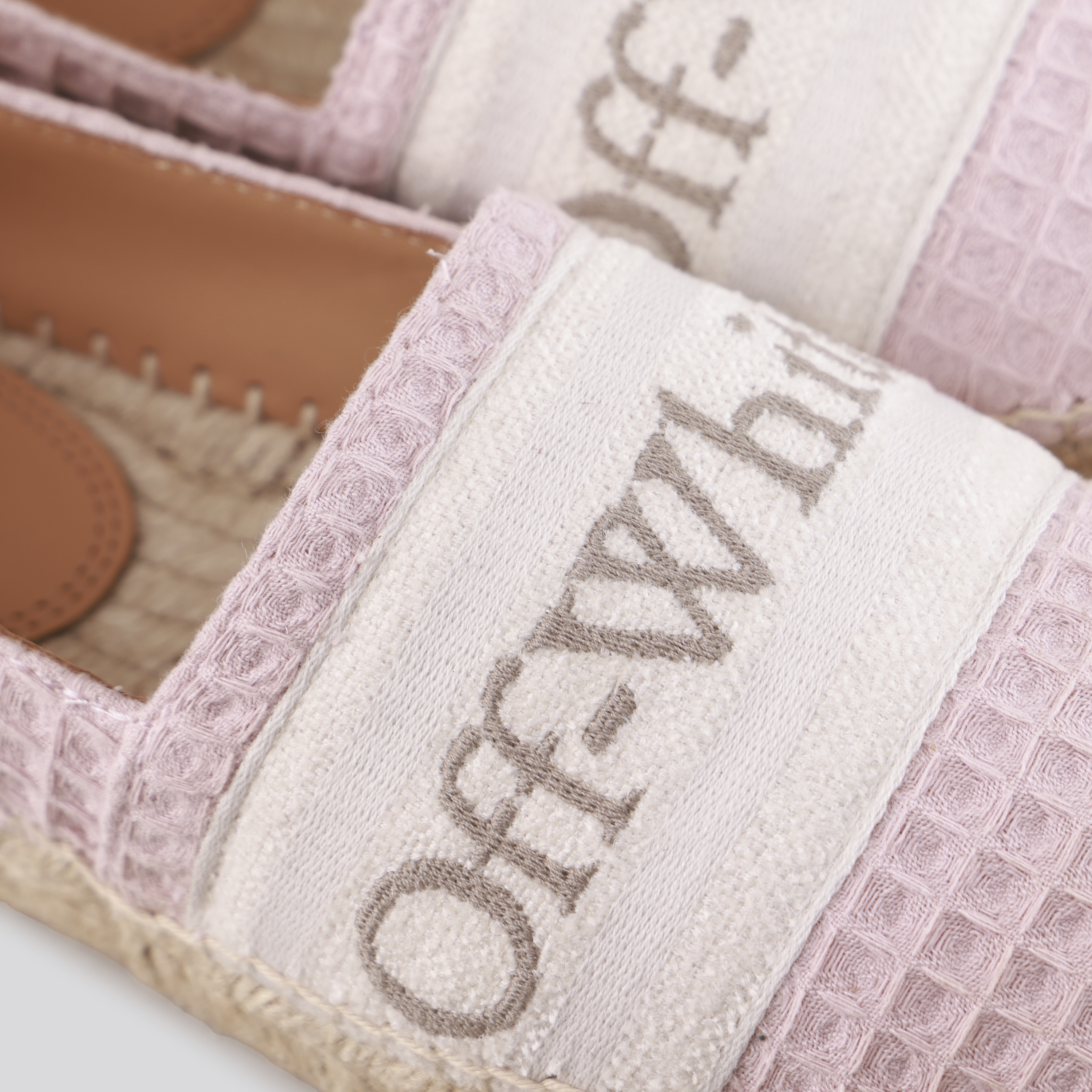 Espadrille Rosado Off-White Logo