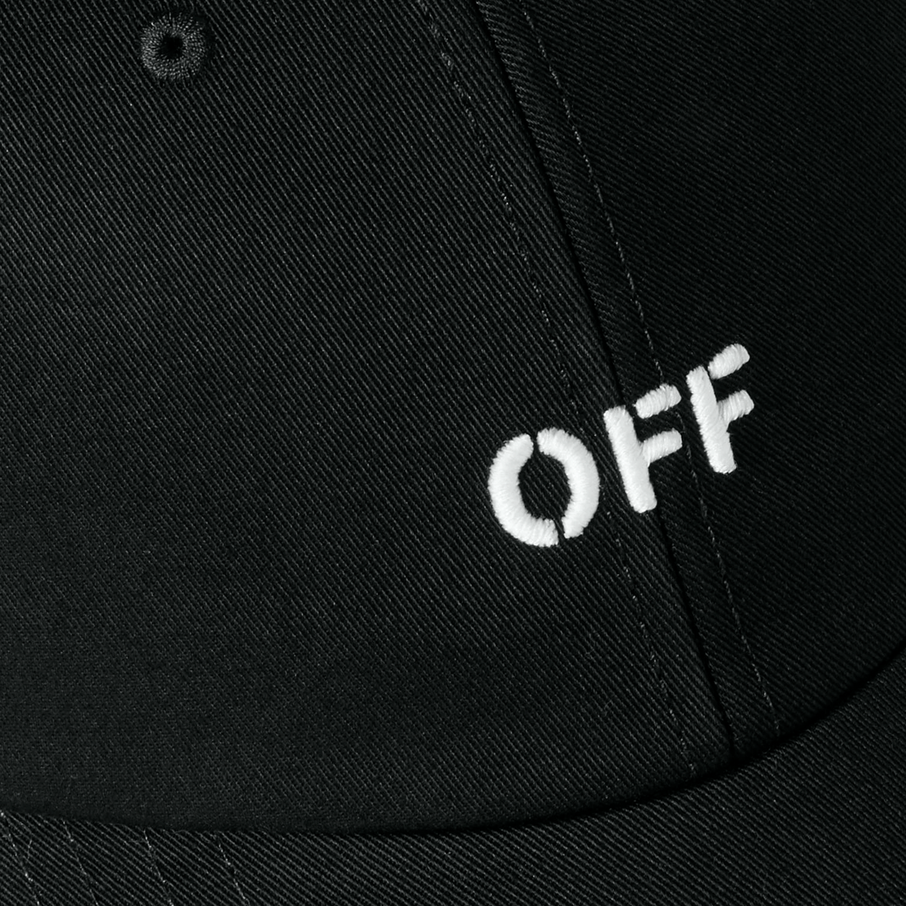 Gorra Negra Off-White Logo