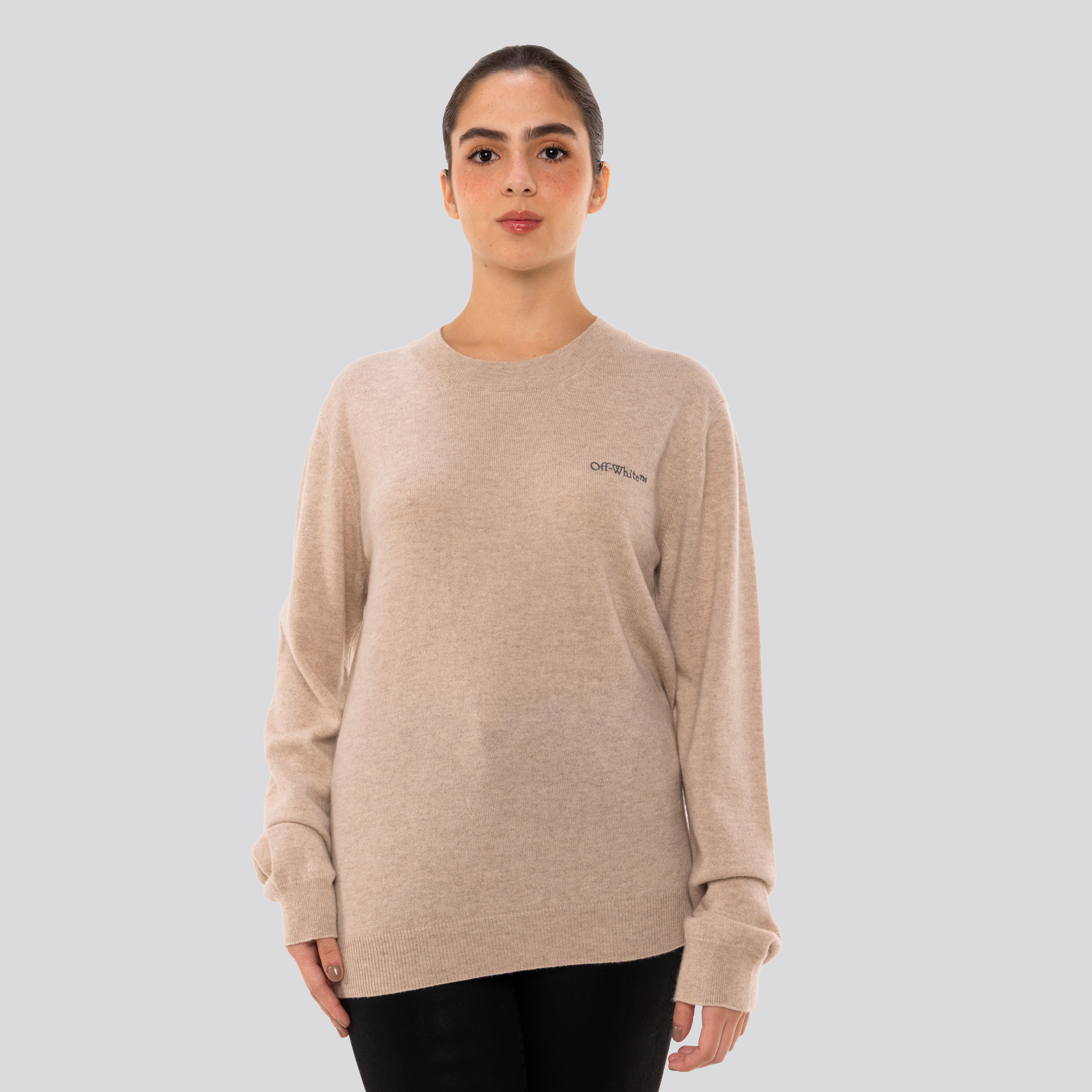 Buzo Beige Off-White