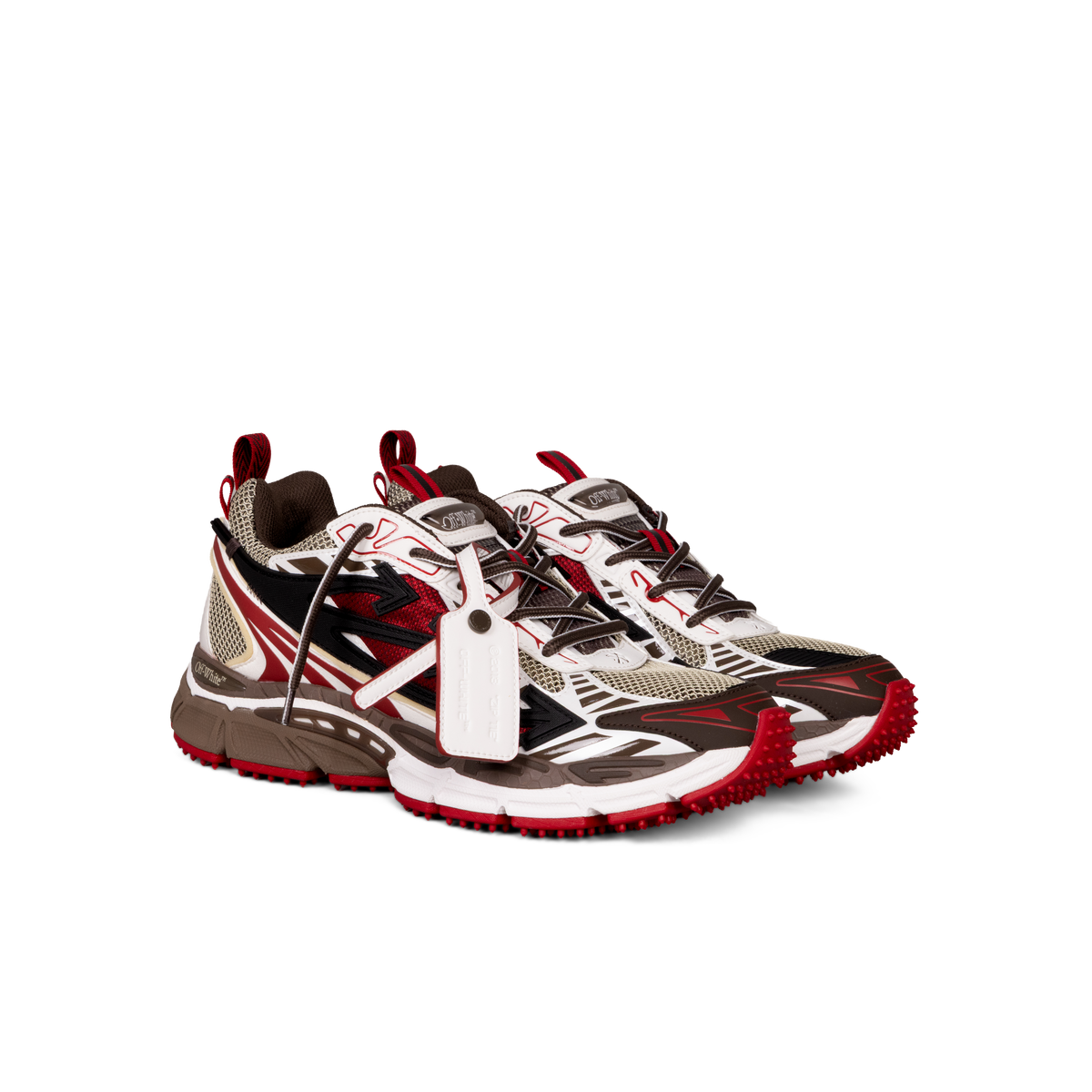 Sneakers Rojos - Negros Off-White Be Right Back