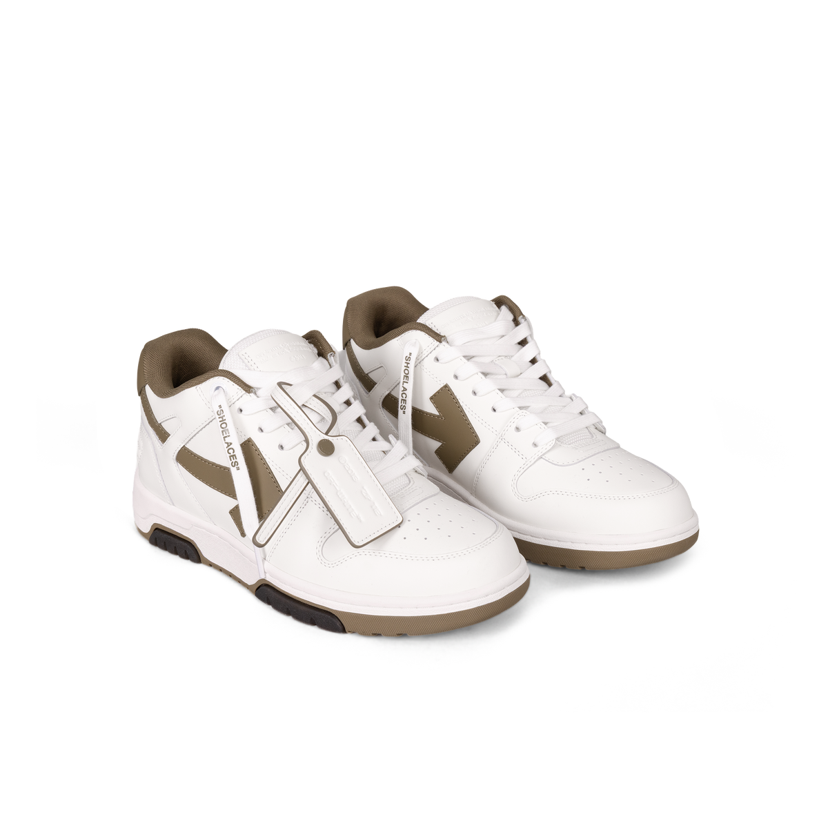 Sneakers Blancos - Verdes Off-White OOO