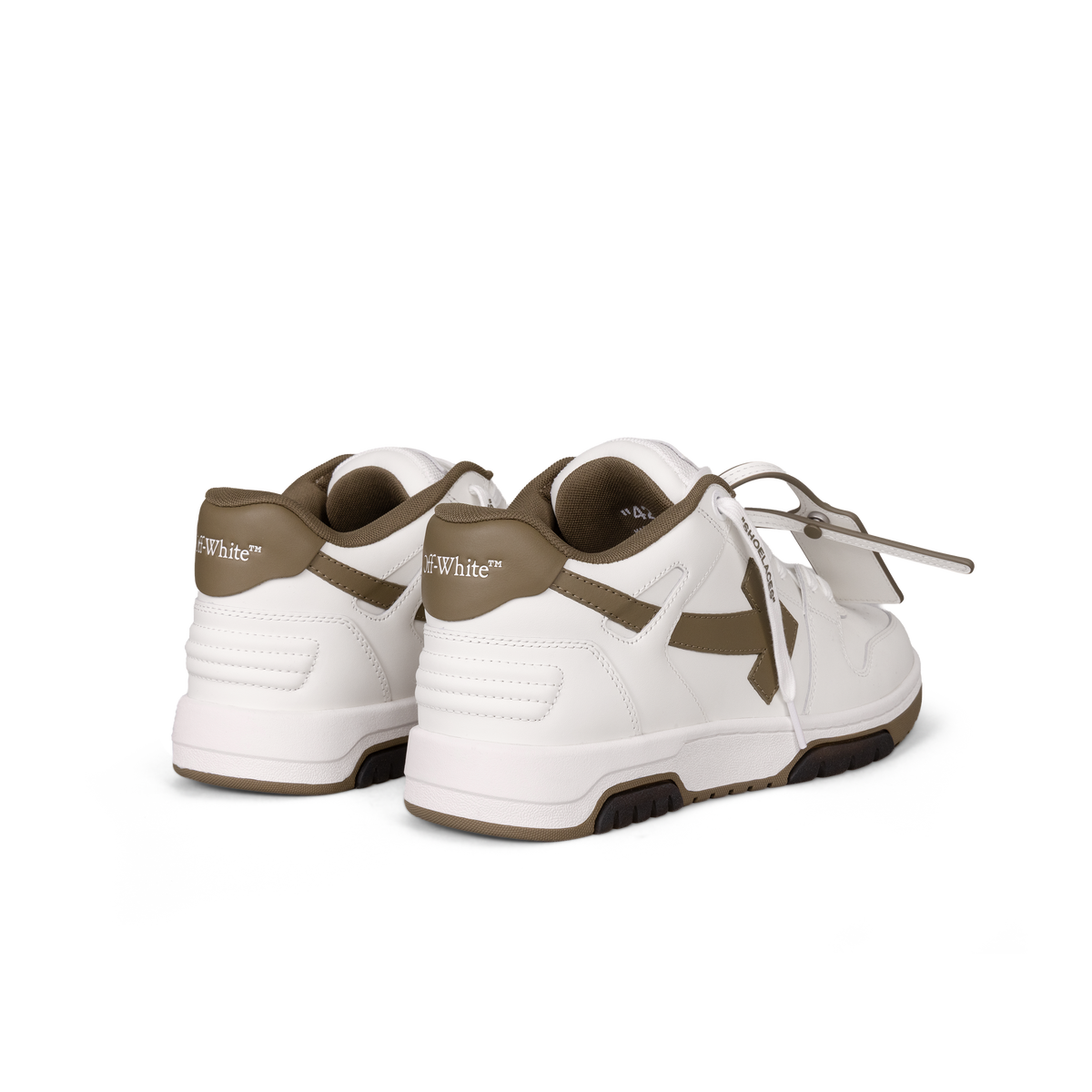 Sneakers Blancos - Verdes Off-White OOO