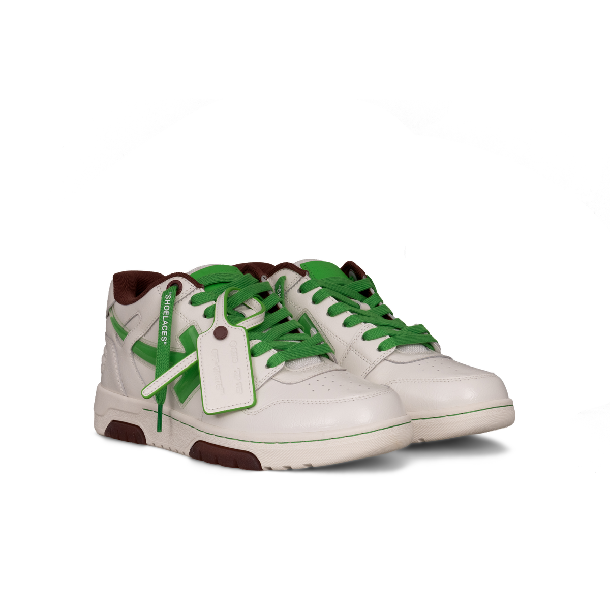 Sneakers Blancos - Verdes Off-White OOO