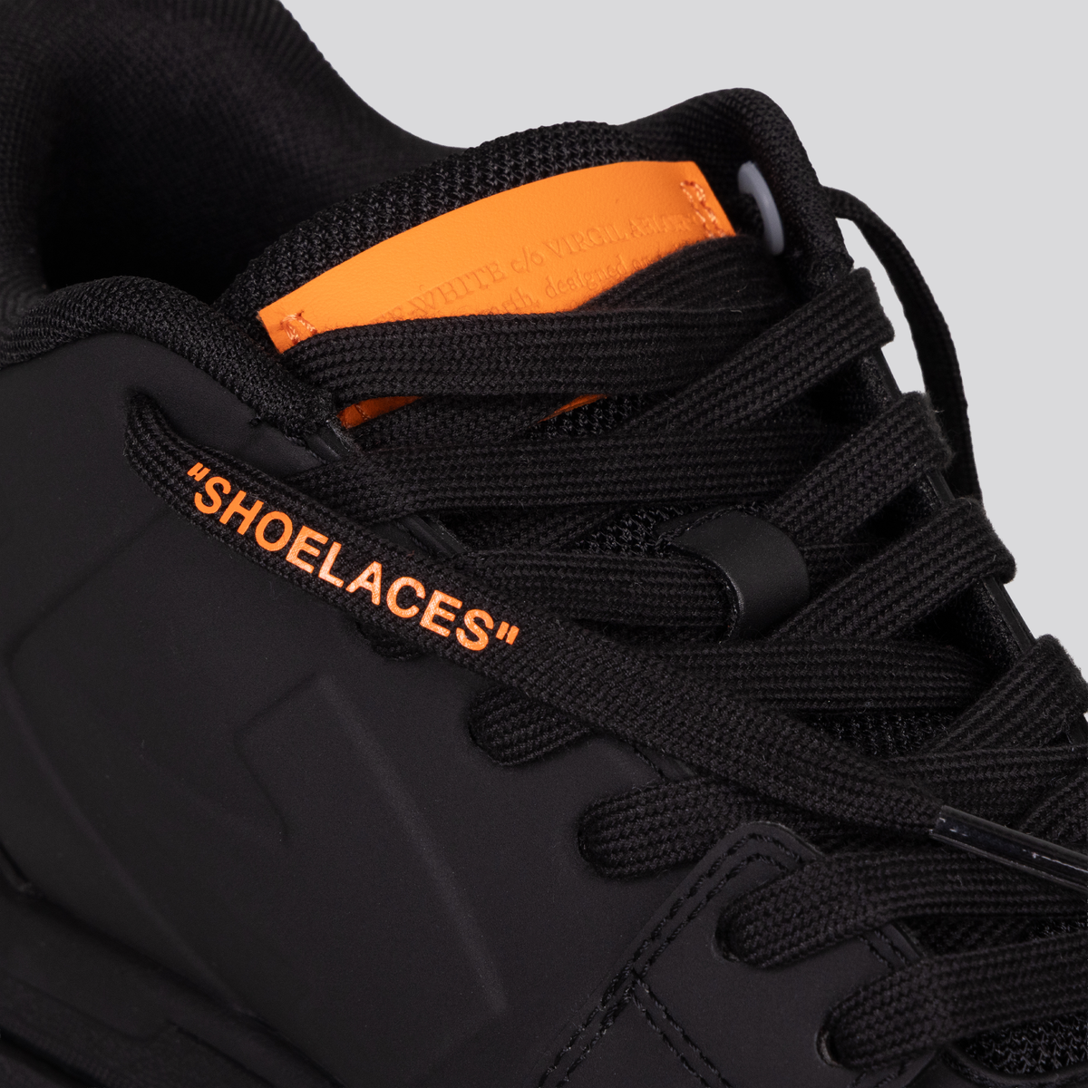 Sneakers Negros - Naranjas Off-White OOO Molded