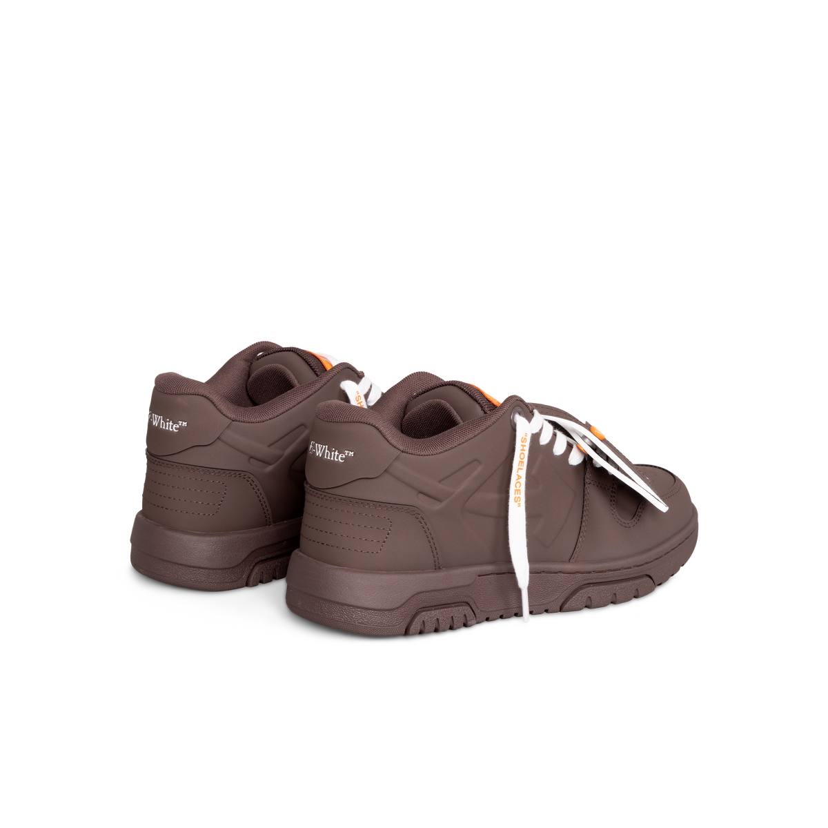 Sneakers Chocolate - Naranjas Off-White OOO Molded
