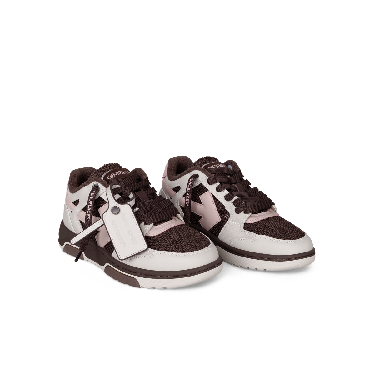 Sneakers Ecru - Rosados Off-White OOO Slim
