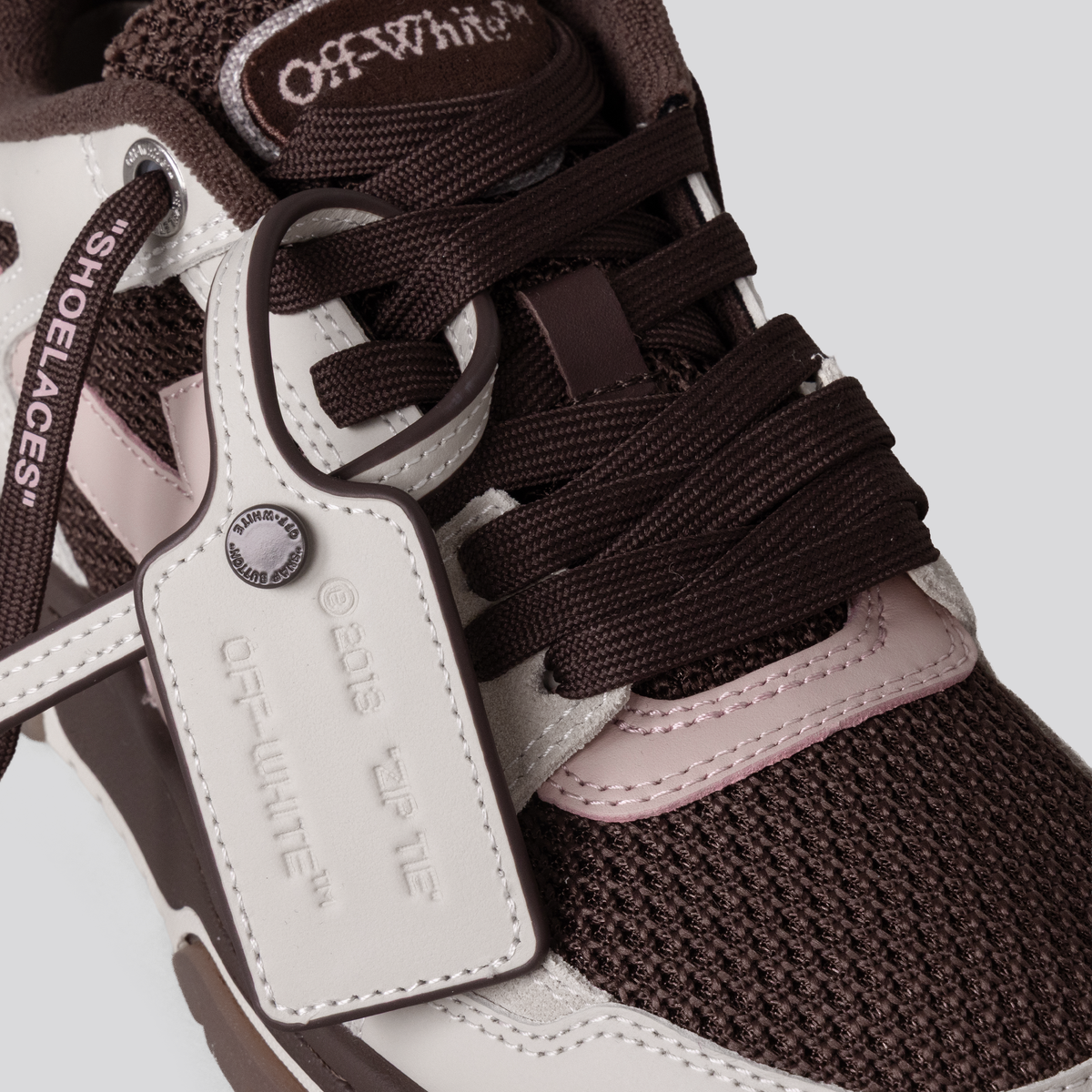 Sneakers Ecru - Rosados Off-White OOO Slim