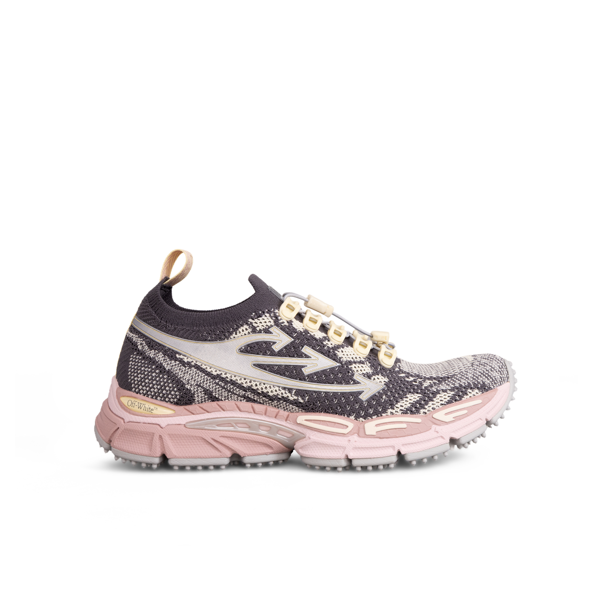 Sneakers Grises - Rosados Off-White Be Right Back Knit