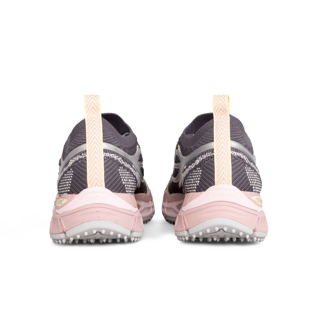 Sneakers Grises - Rosados Off-White Be Right Back Knit