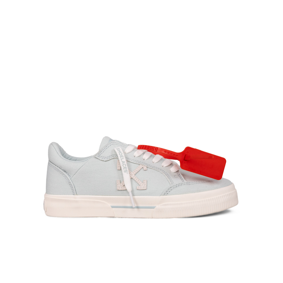 Sneakers Celestes Off-White Blue Vulcanized