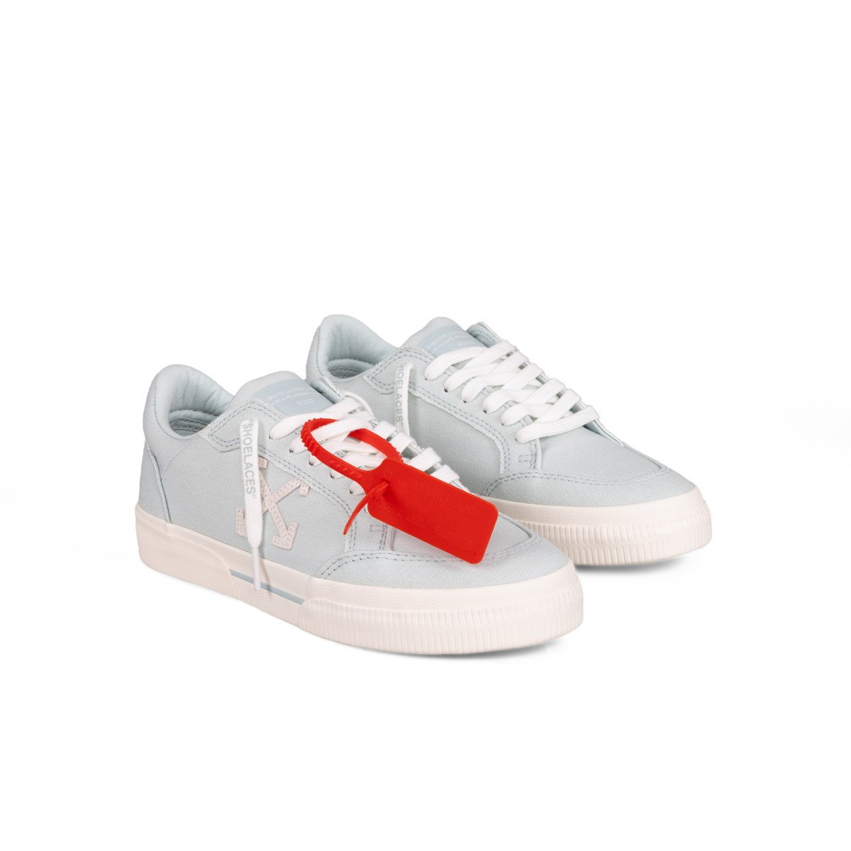 Sneakers Celestes Off-White Blue Vulcanized