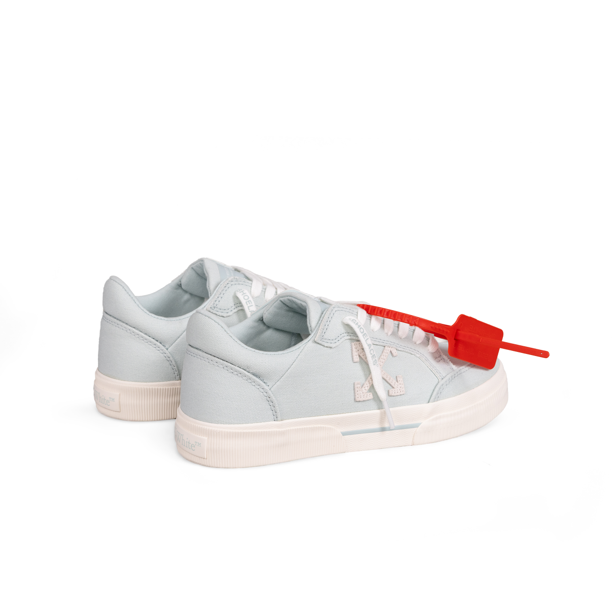 Sneakers Celestes Off-White Blue Vulcanized