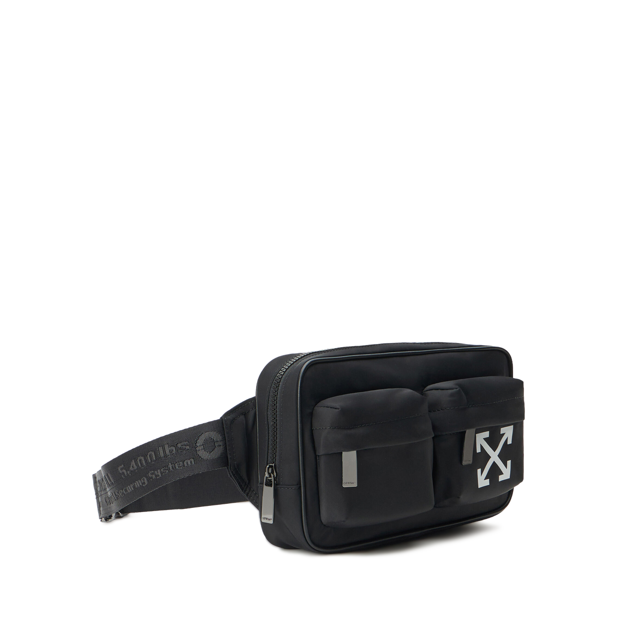 Canguro Negro Off-White Bag Full Arrow