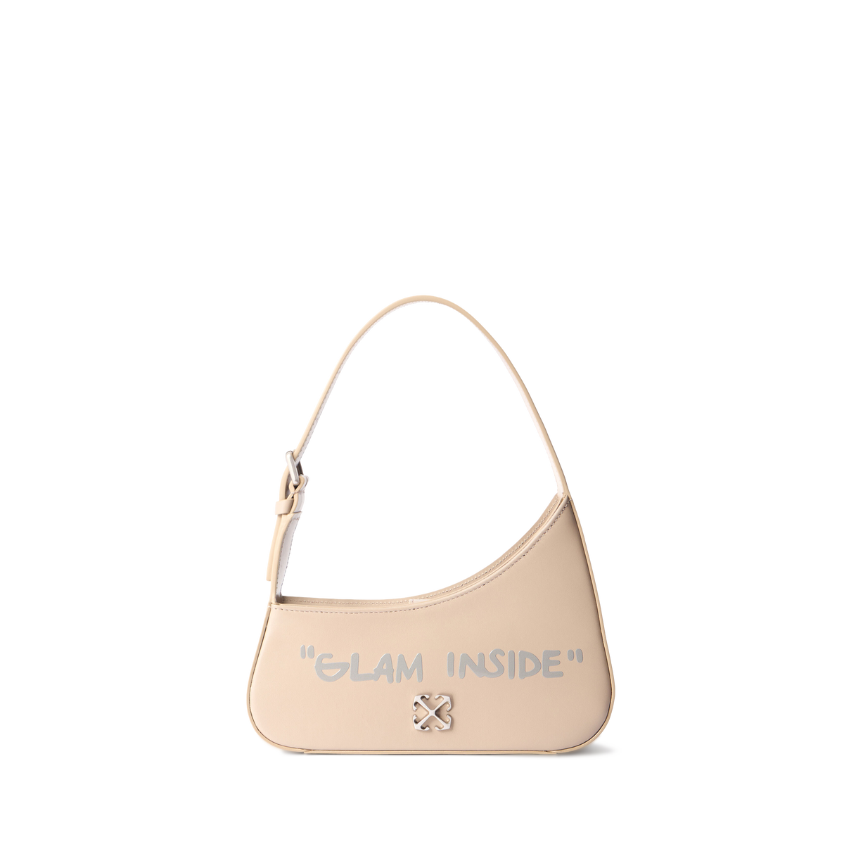 Cartera Beige Off-White Glam Inside