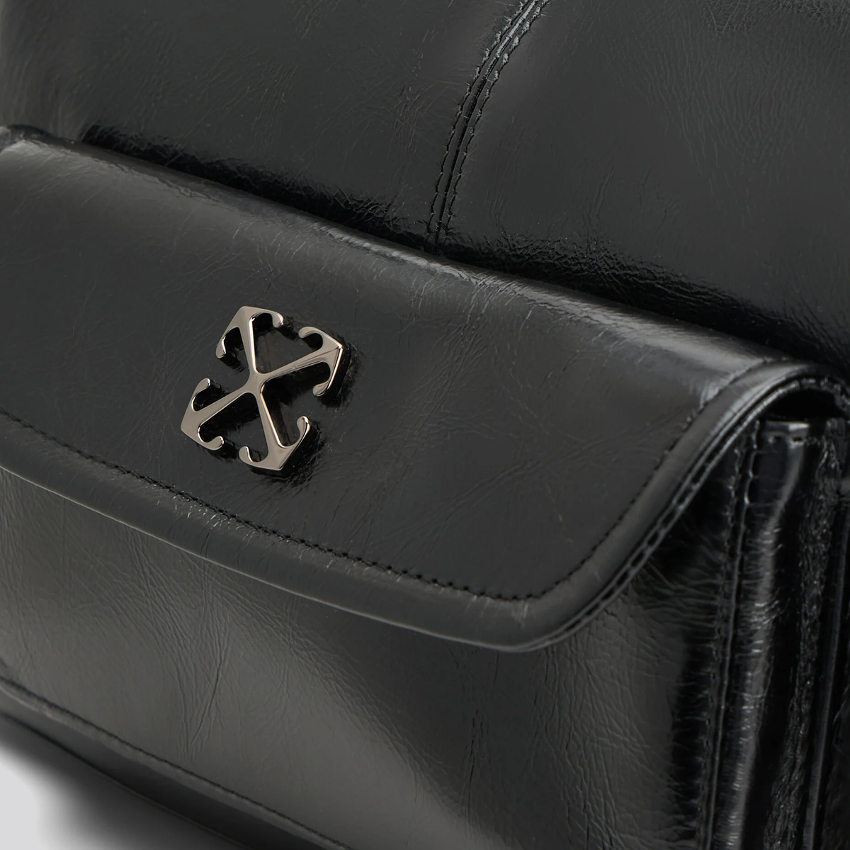 Cartera Negra Off-White Dumbo.B