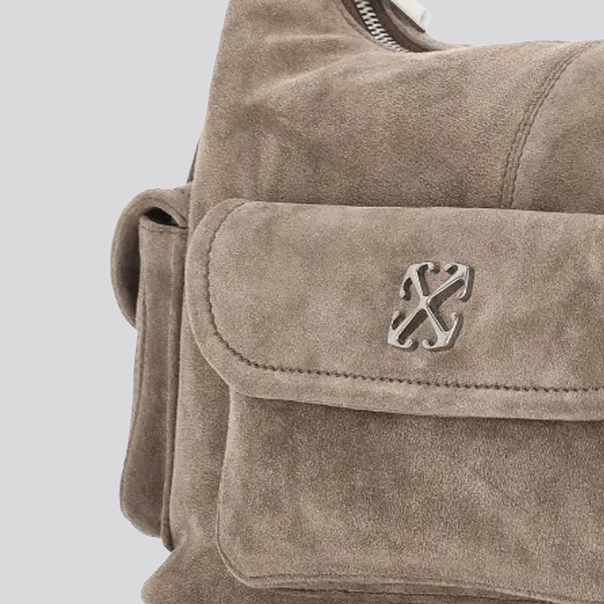 Cartera Café Off-White Brown Dumbo.B