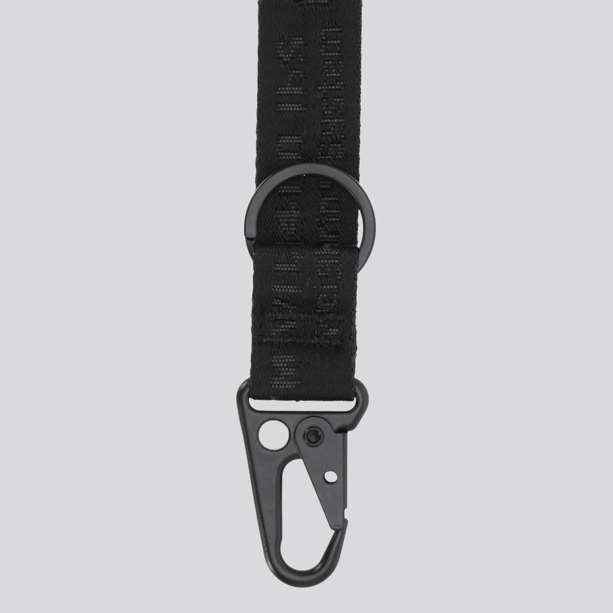 Llavero Negro Off-White Holder Tape Logo Keyring