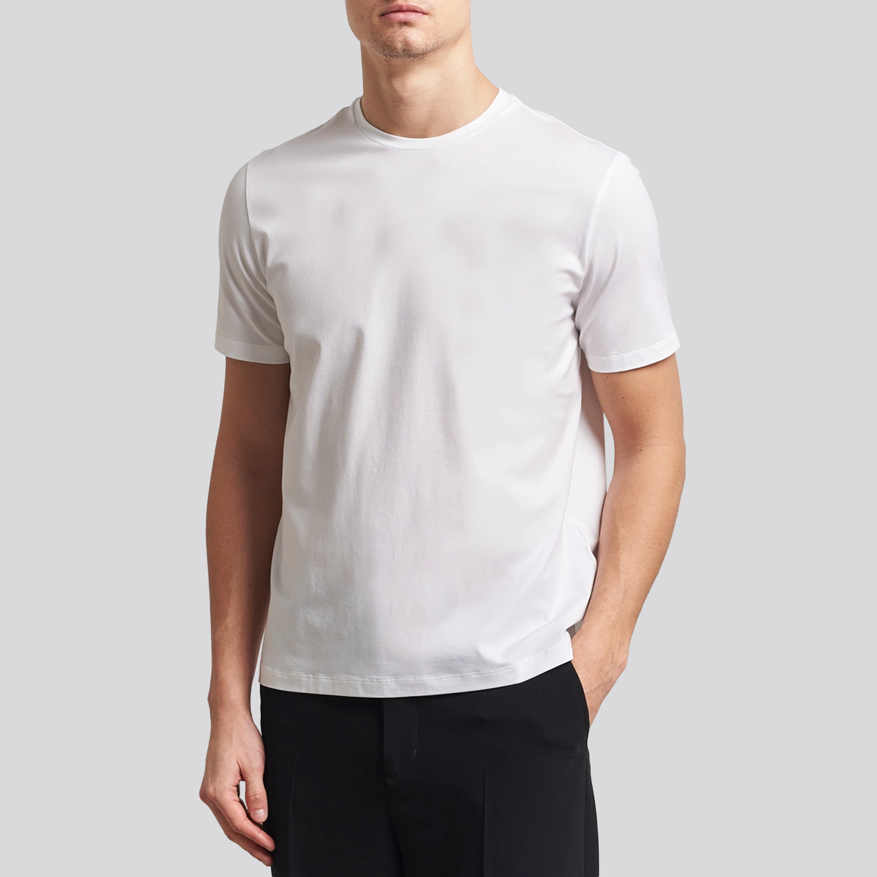 Camiseta Blanca Herno Plaque