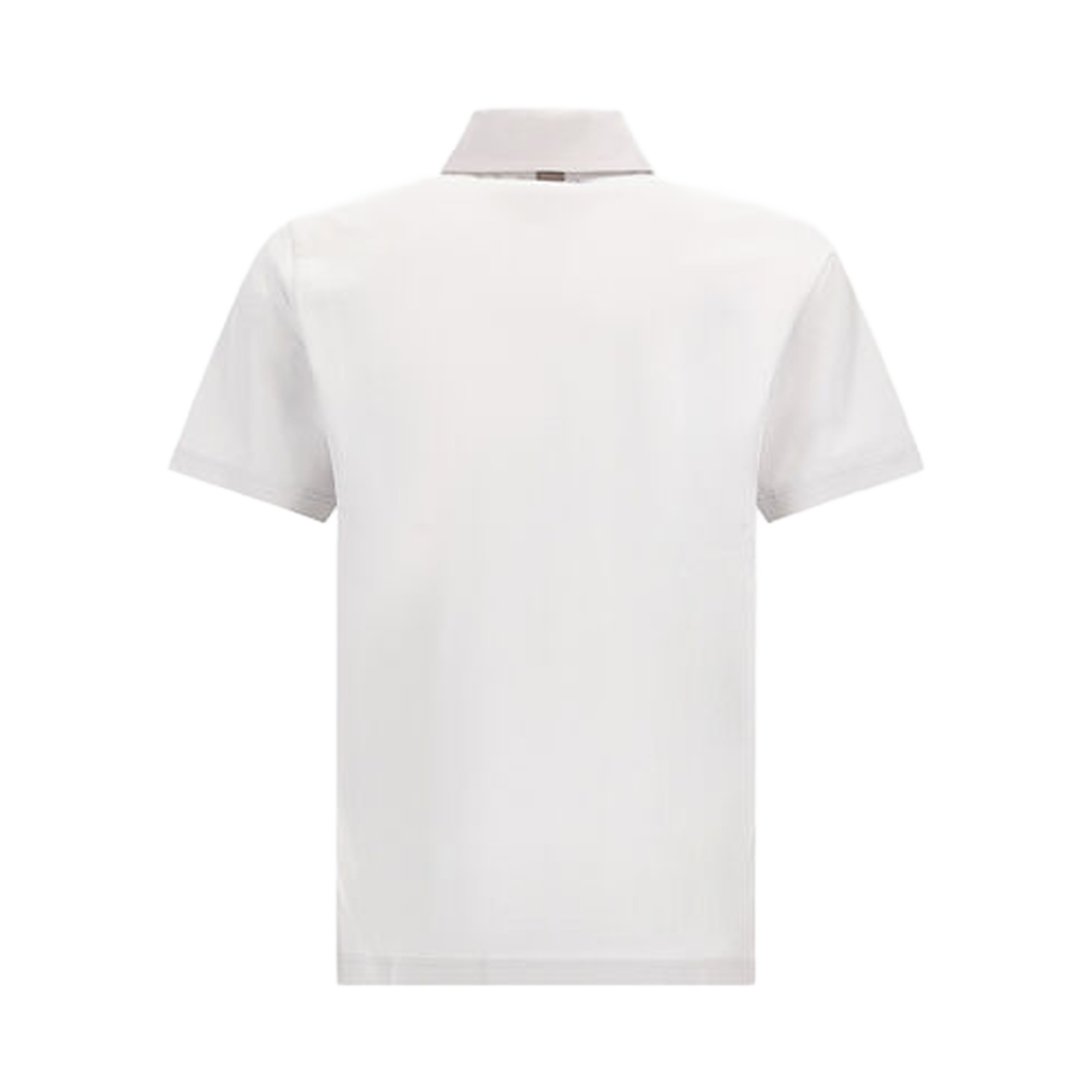 Camiseta Tipo Polo Blanca Herno Plaque