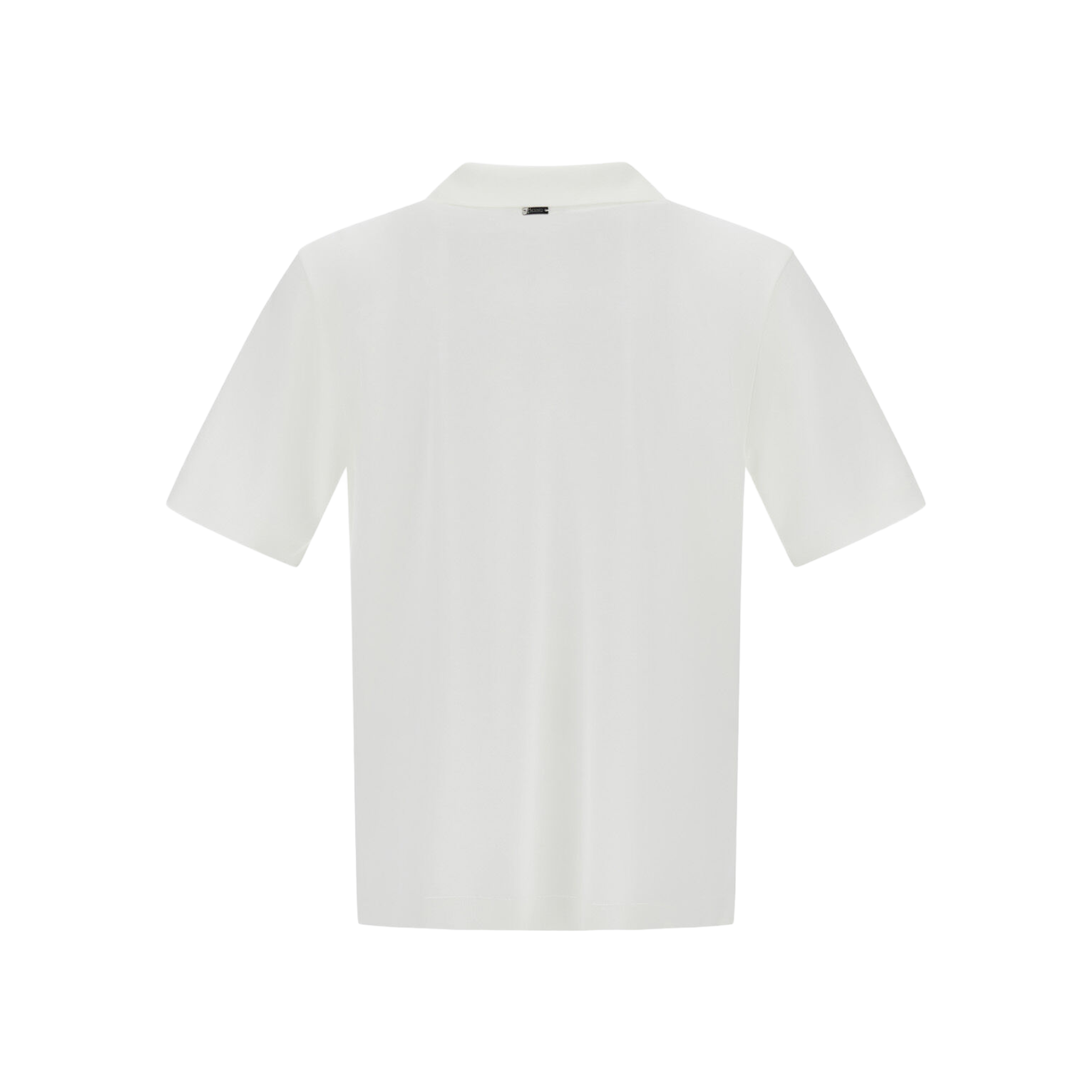 Camiseta Tipo Polo Blanca Herno Knitted