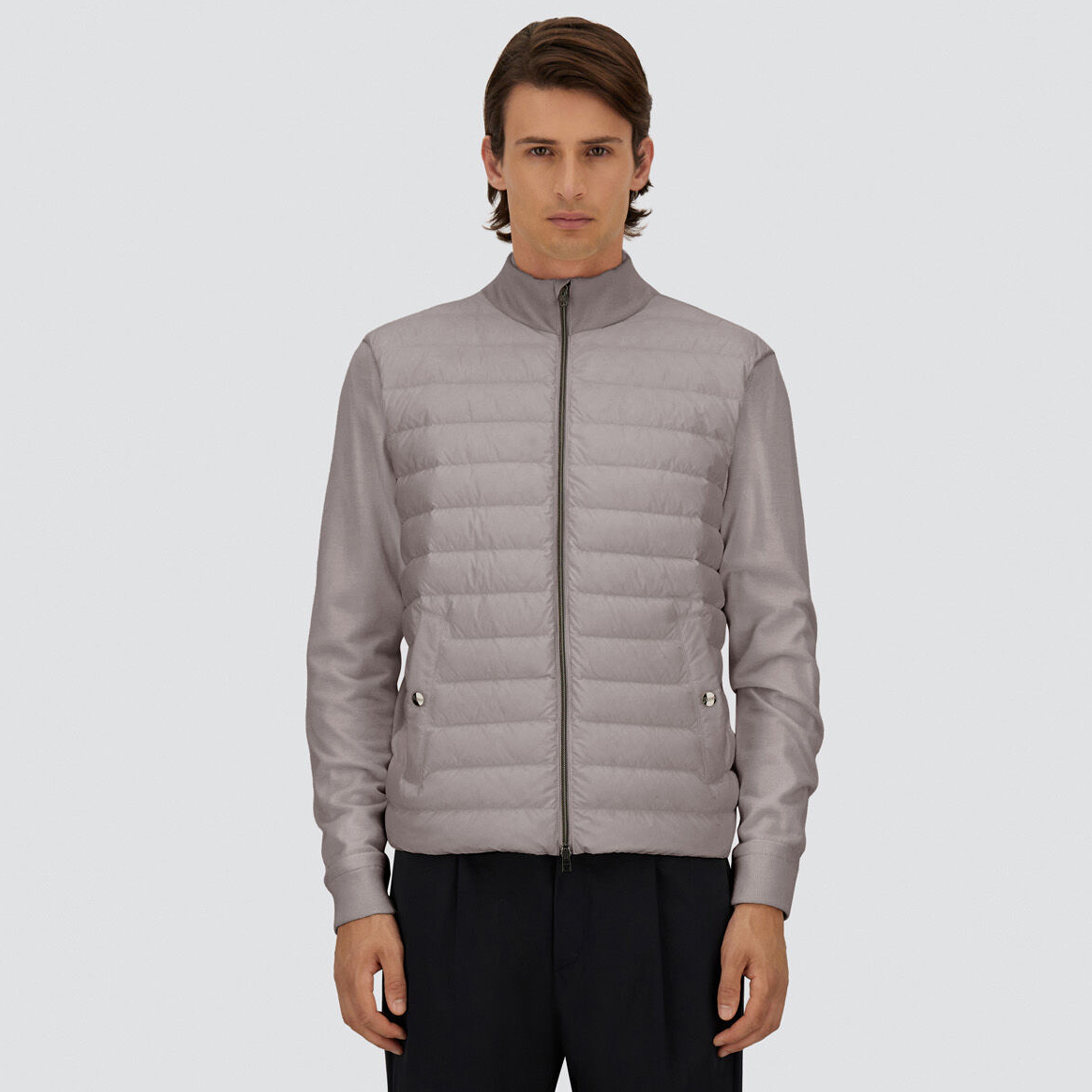 Chaqueta Taupe Herno Cardigan