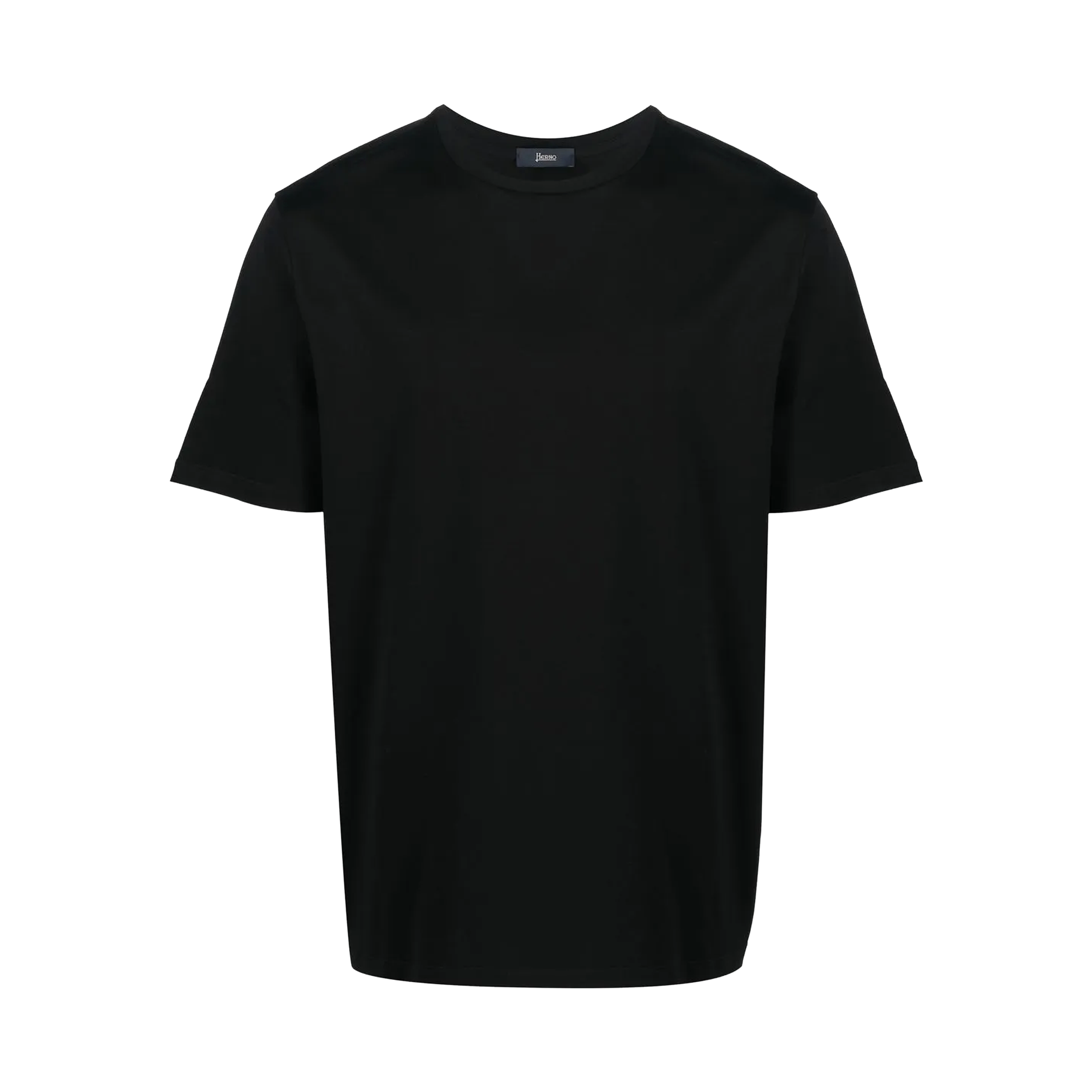 Camiseta Negra Herno Plaque