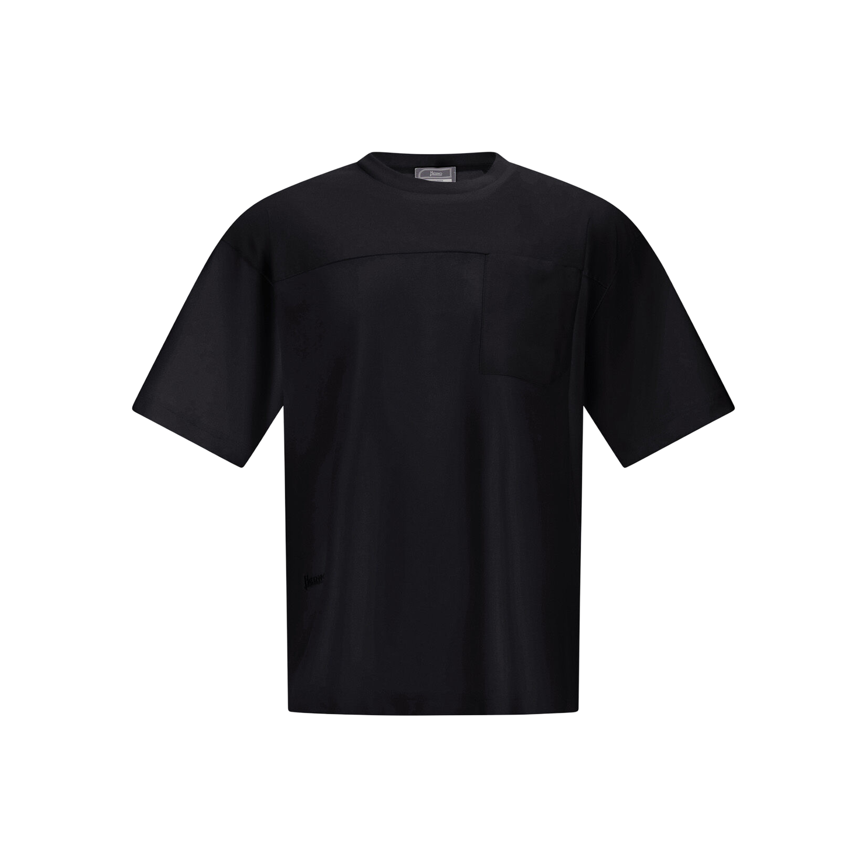 Camiseta Negra Herno Pocket