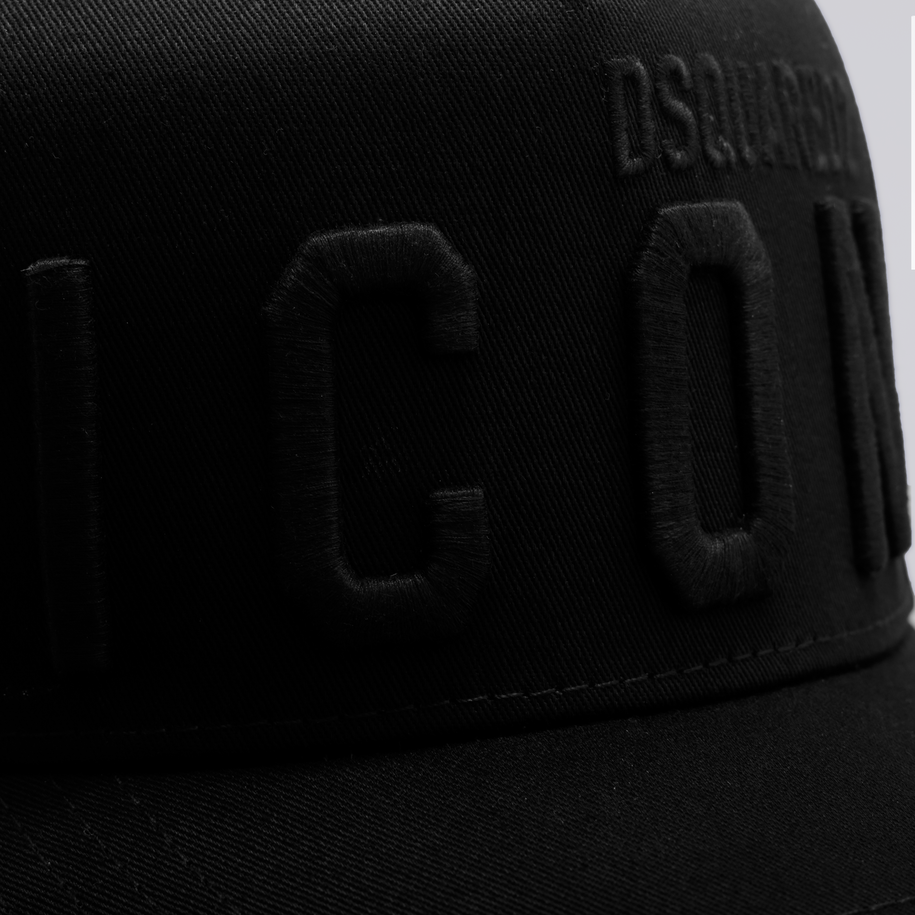 Gorra Negra Dsquared2 Black Icon