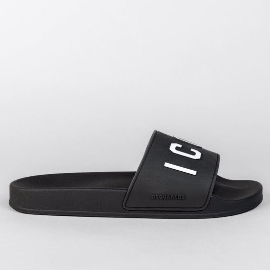 Sandalias Negras Dsquared2 Icon
