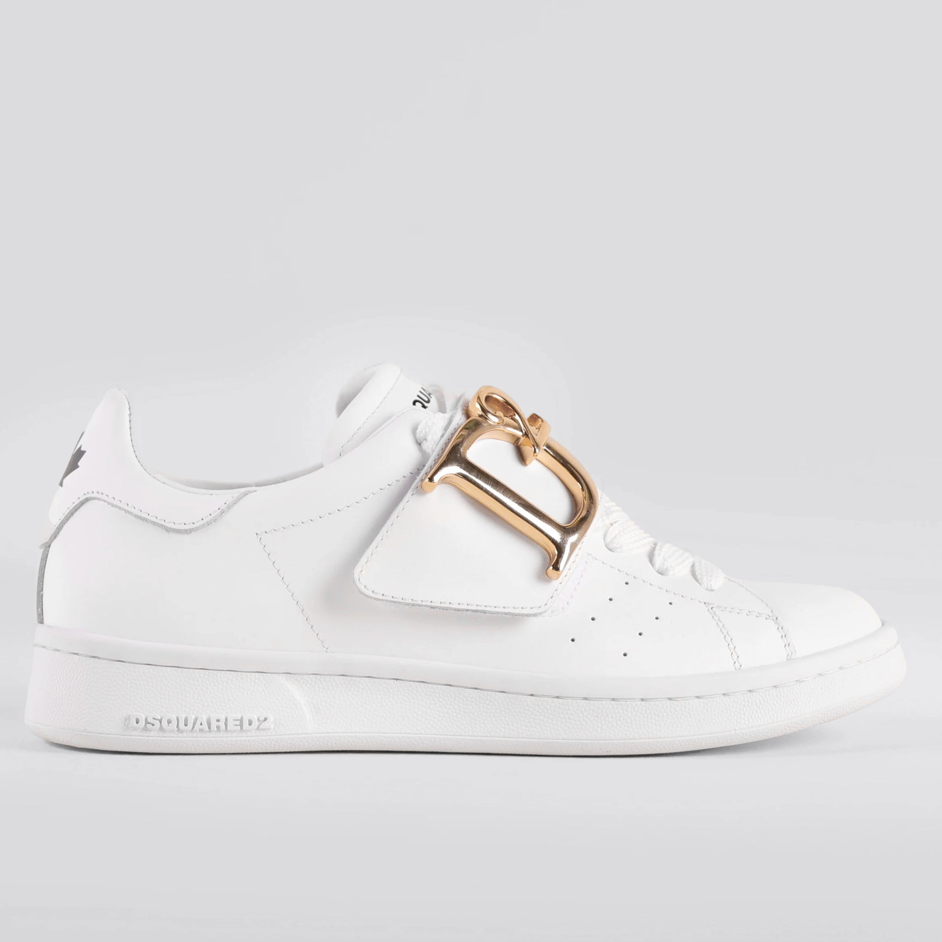 Sneakers White Dsquared2 D2 Plaque
