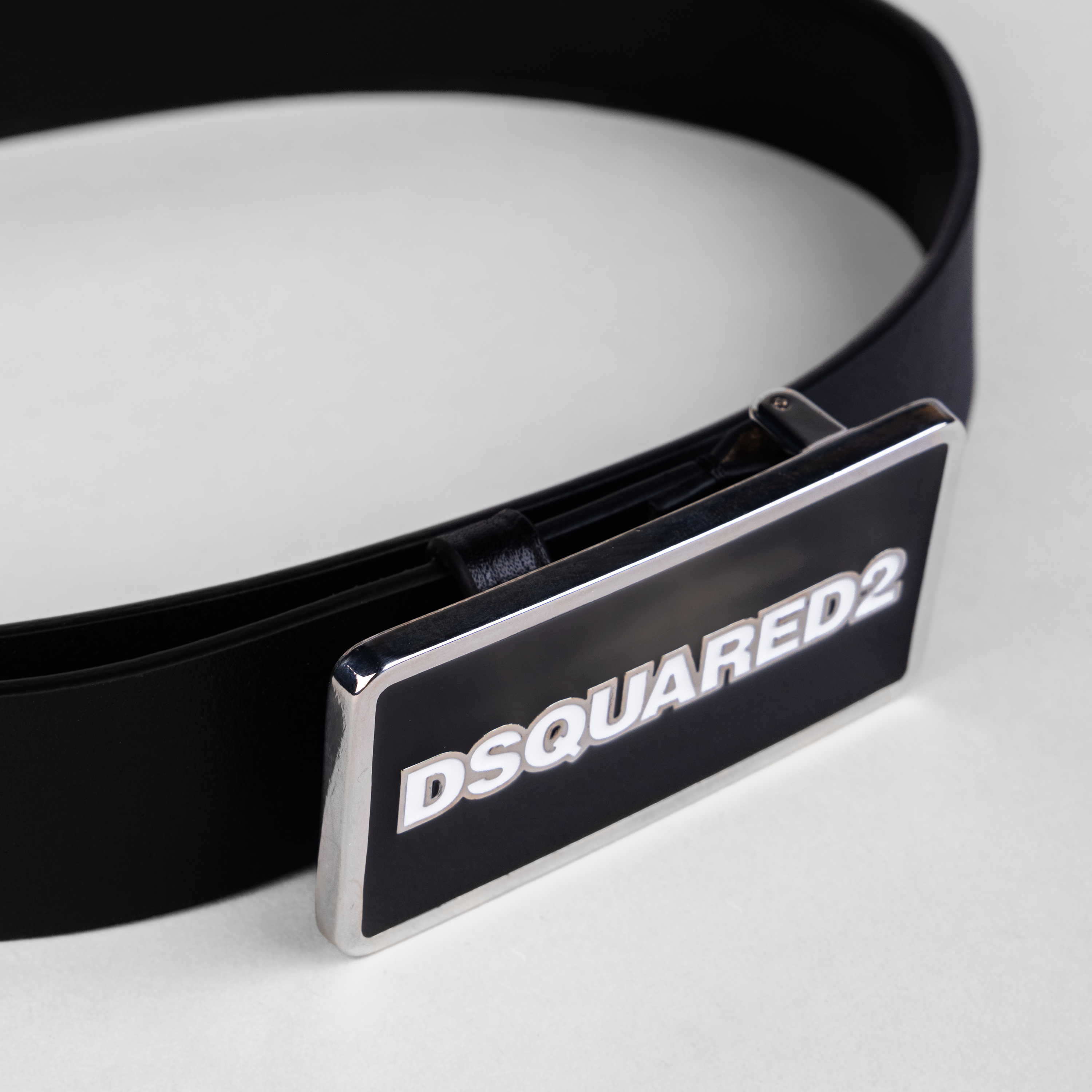 Cinturón Negro Dsquared2 Logo