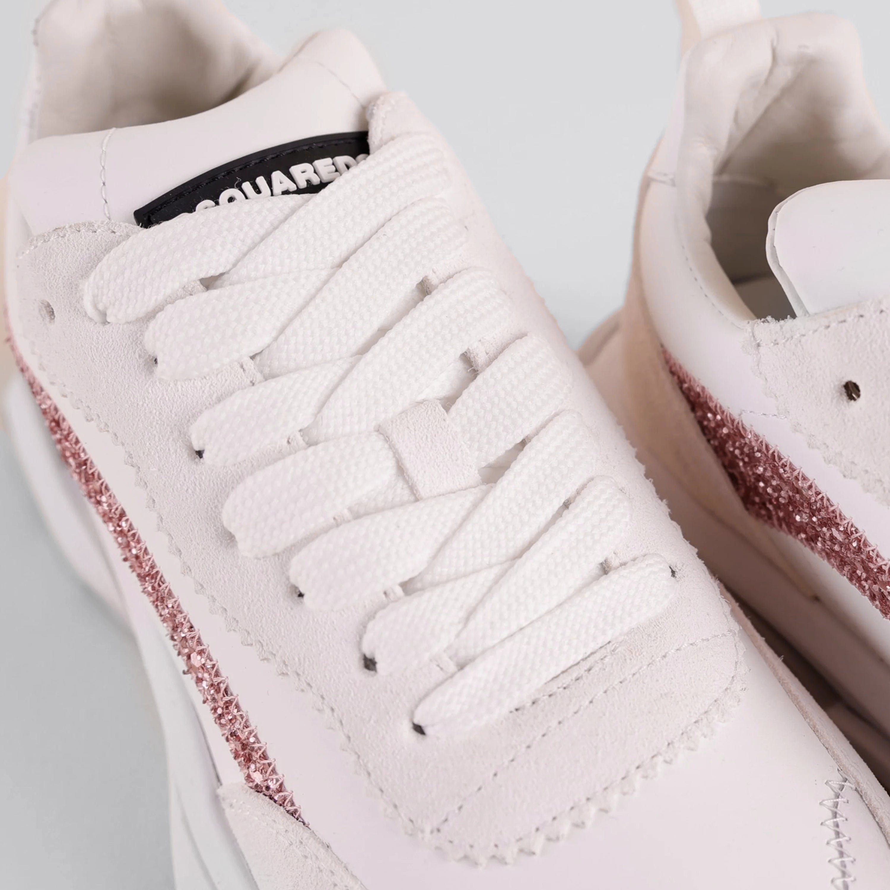 Sneakers Blanco Rosado Dsquared2 Almond