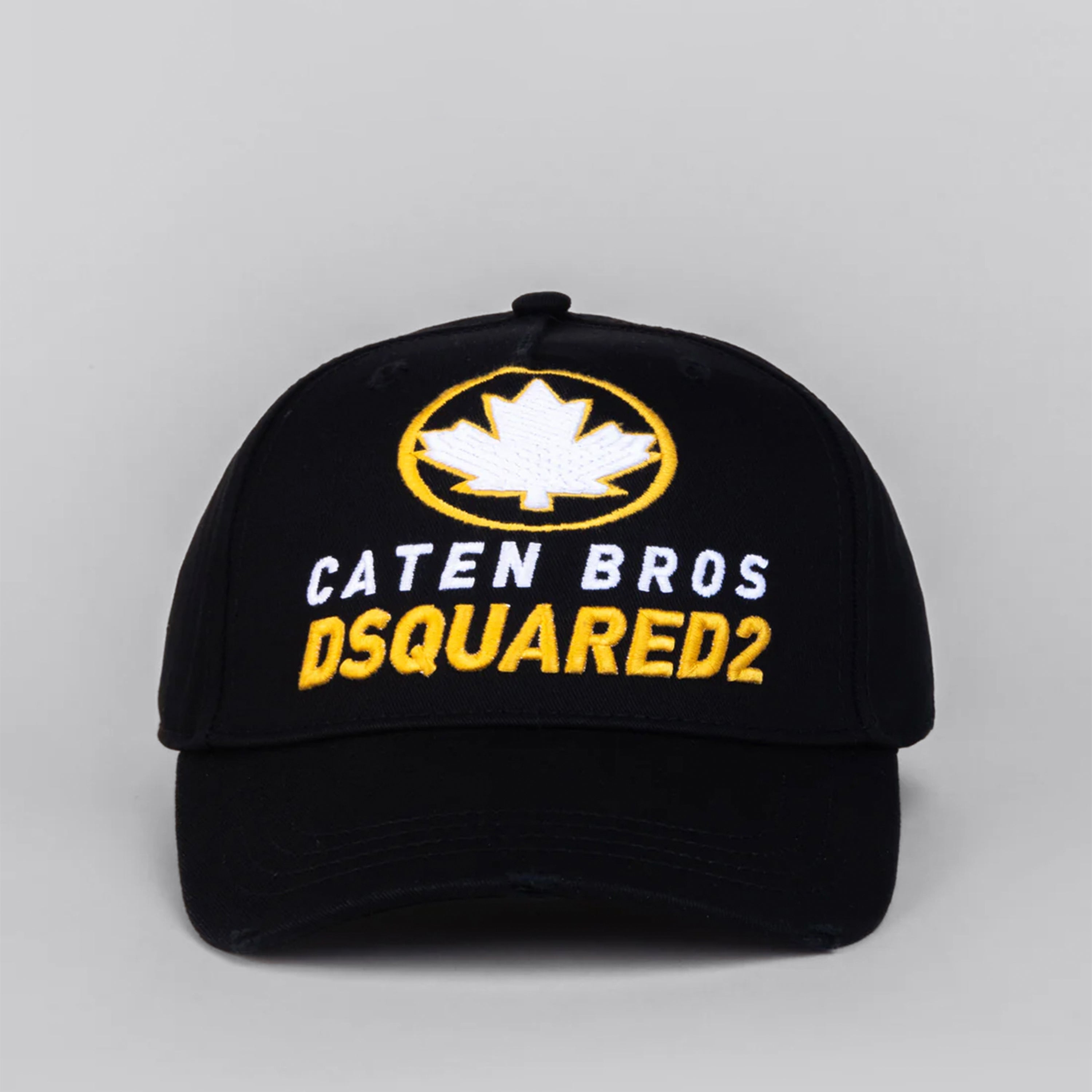 Gorra Negra Dsquared2 Bros Caten