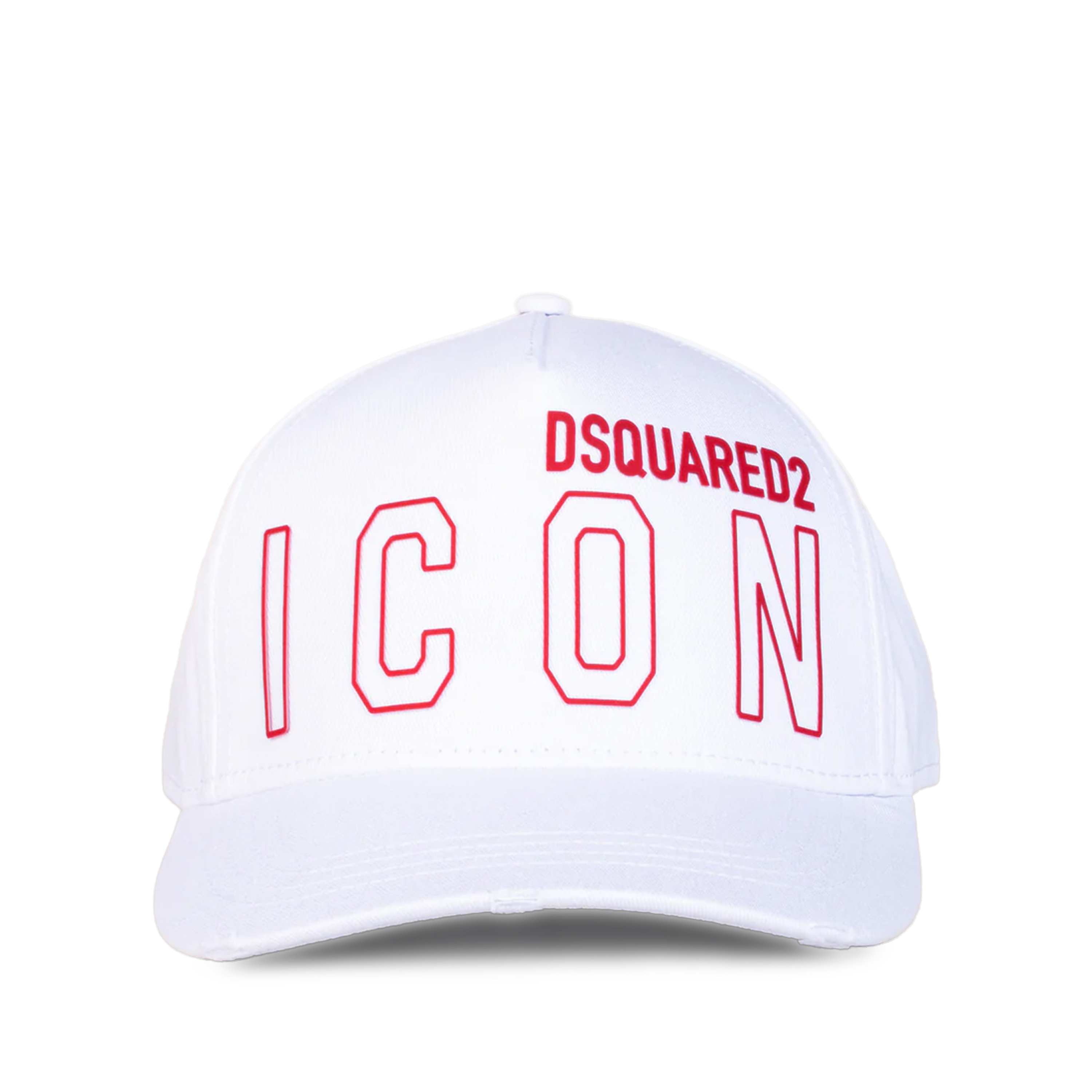 Gorra Blanco-Rojo Dsquared2 Icon