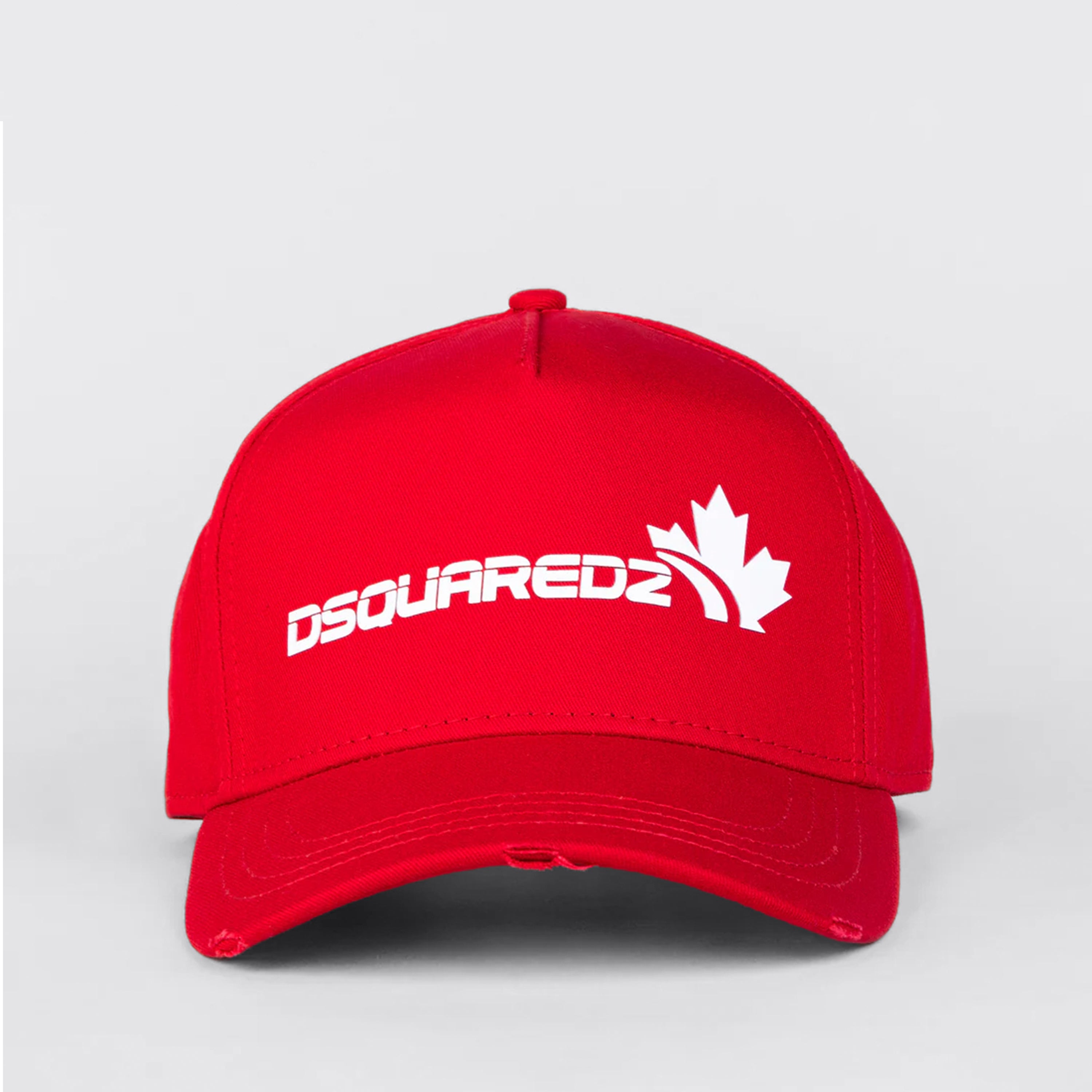 Gorra Roja Dsquared2 Leaf Logo