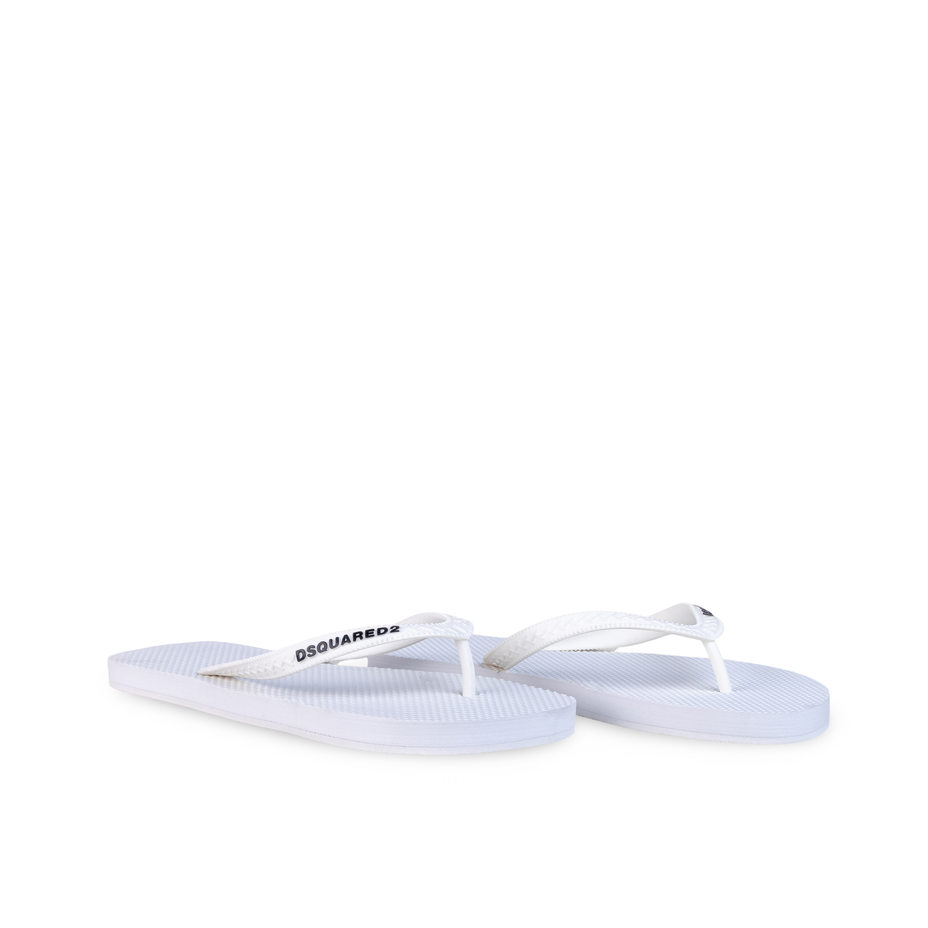 Sandalias Blanco-Blancas Dsquared2 Logo