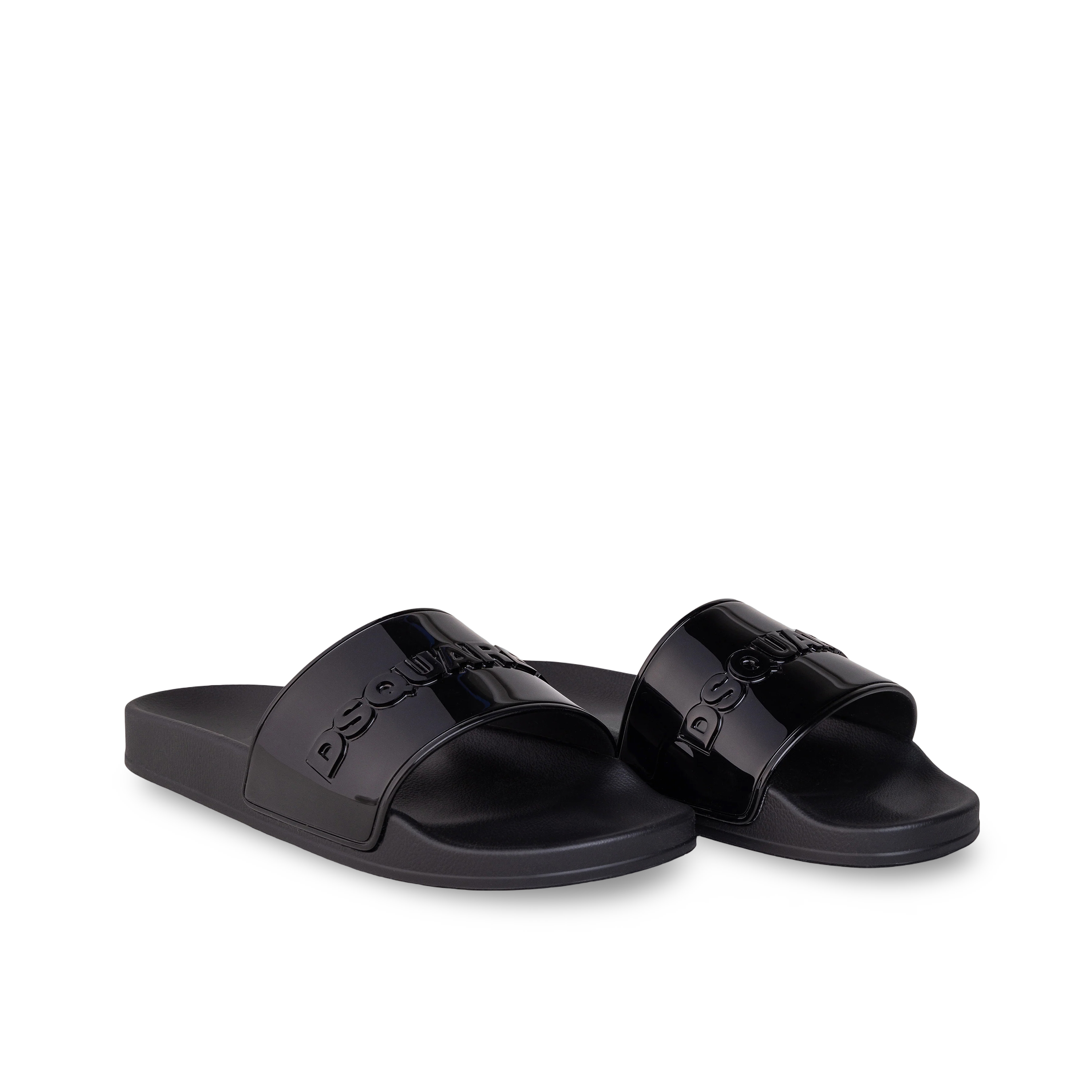 Sandalias Negro-Negro Dsquared2 Logo