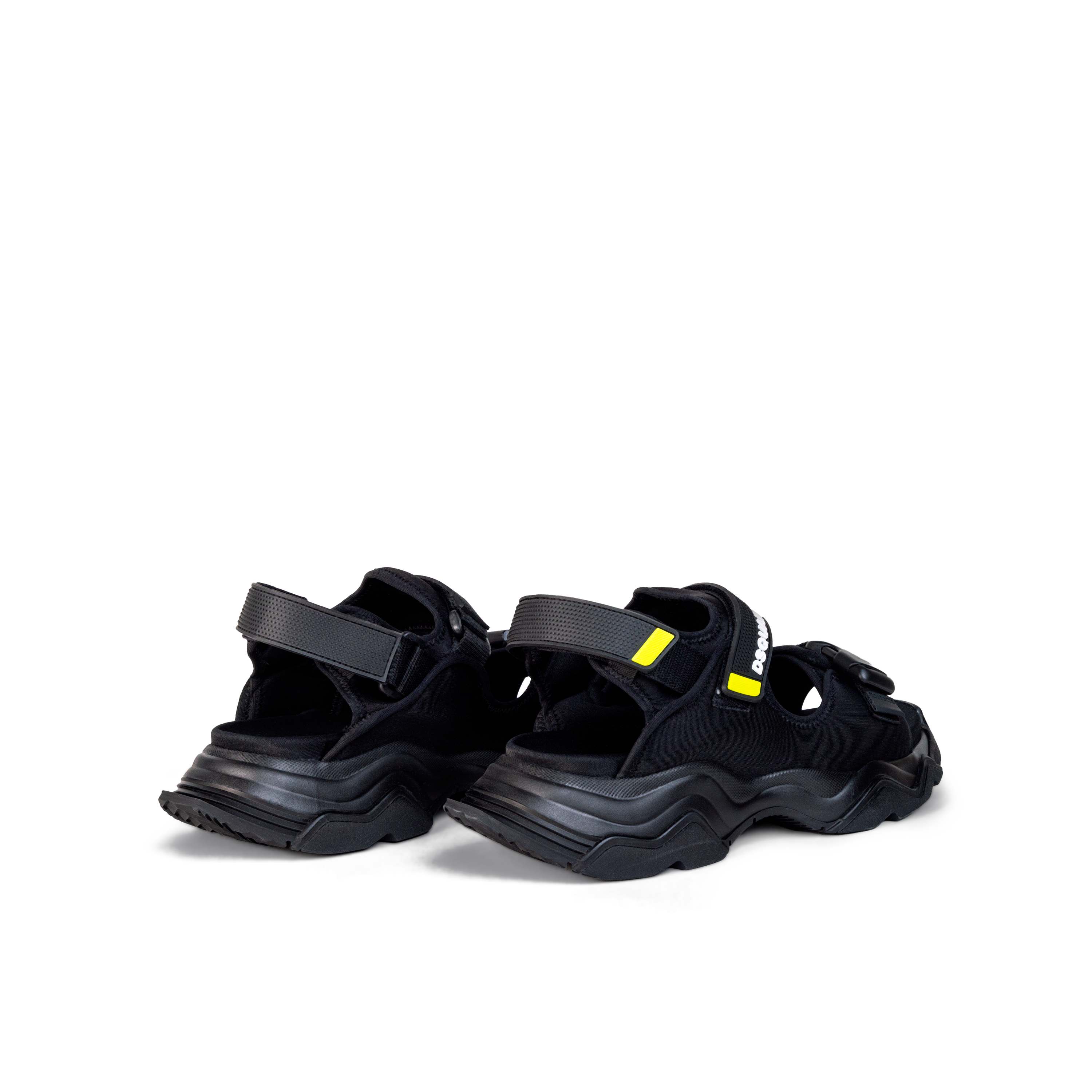 Sandalias Negras Dsquared2 Velcro