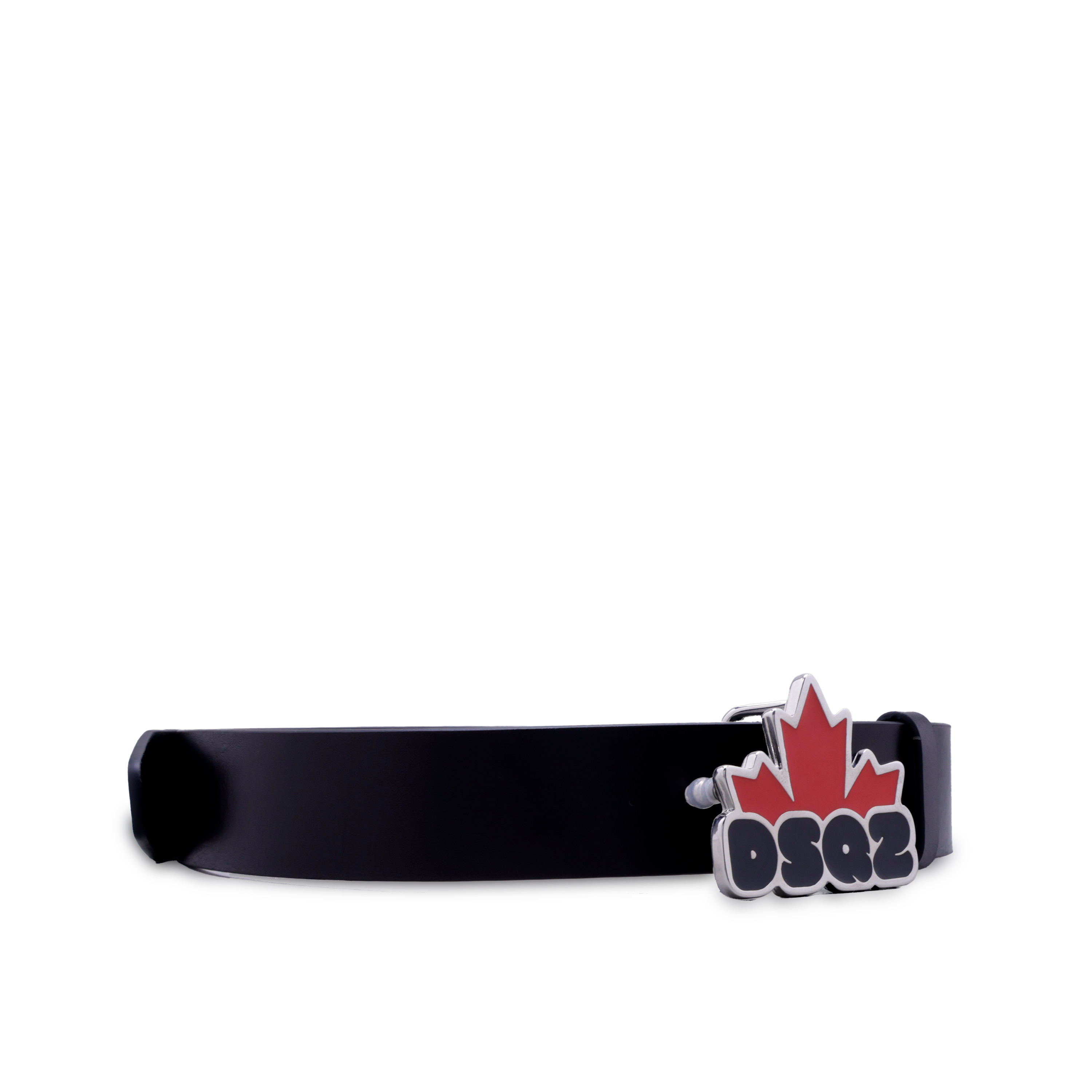 Cinturón Negro Dsquared2 Leaf