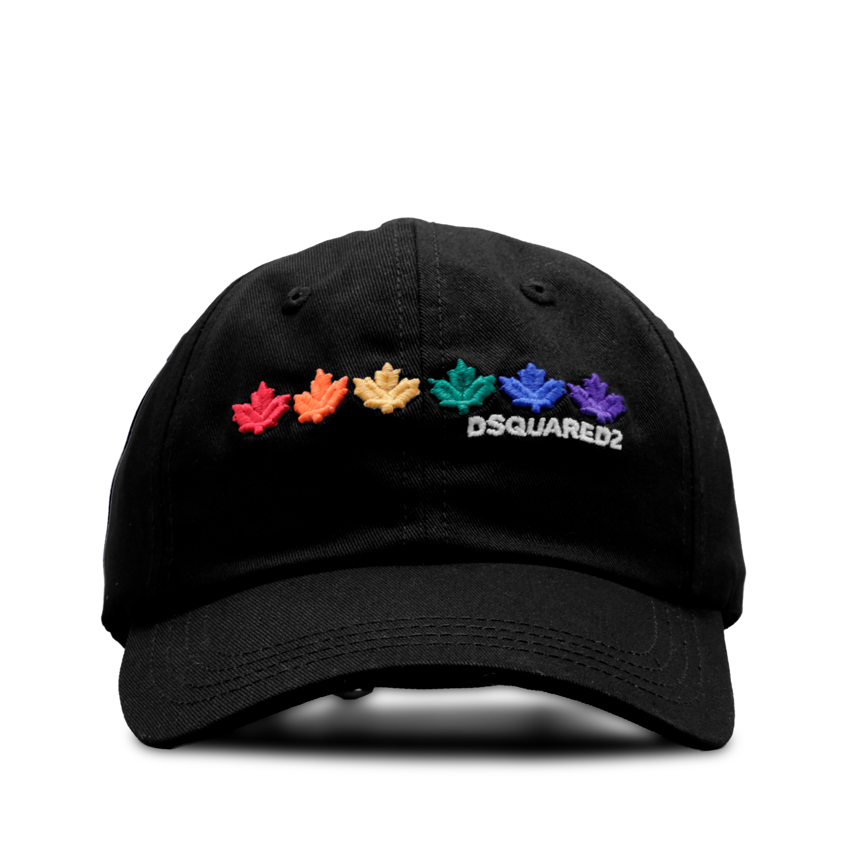 Gorra Negra Dsquared2 Multileafs
