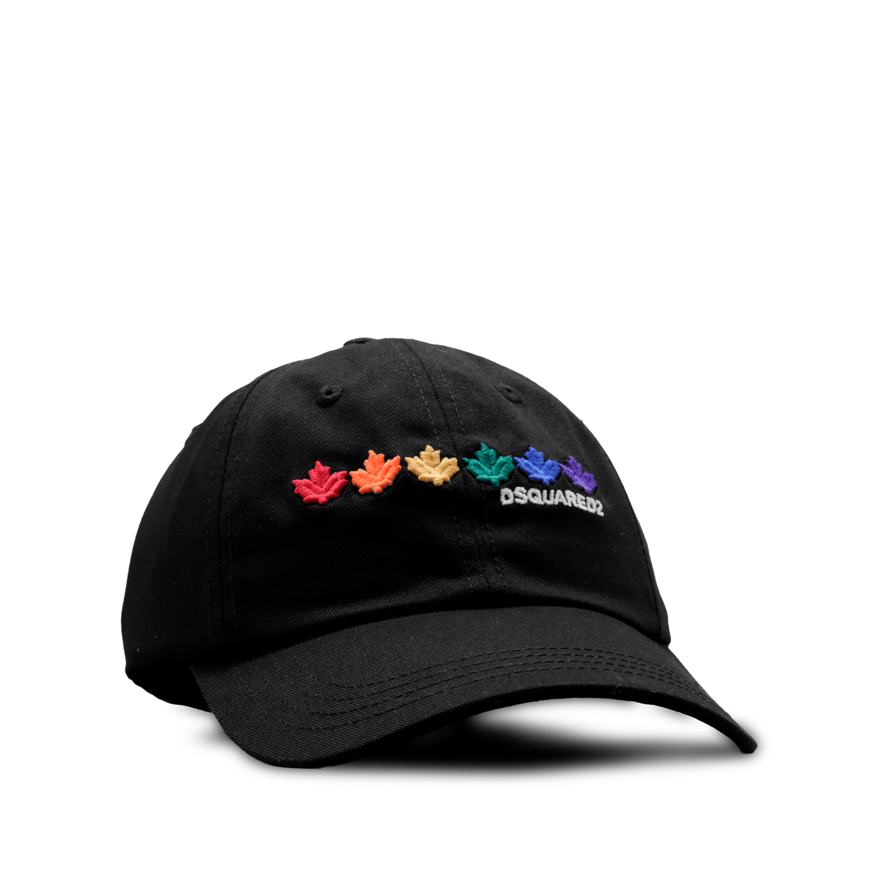 Gorra Negra Dsquared2 Multileafs