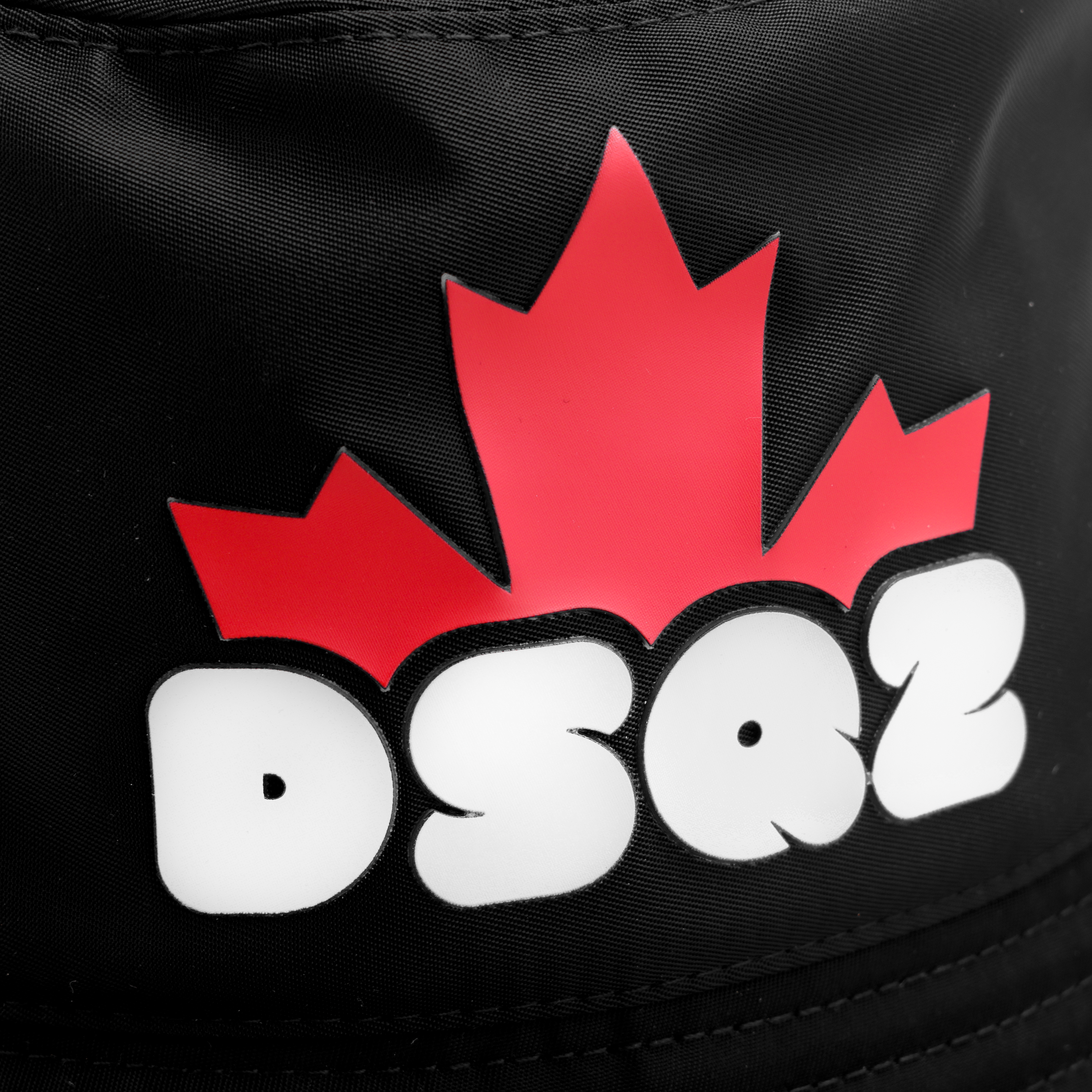 Gorro Negro Dsquared2 Leaf