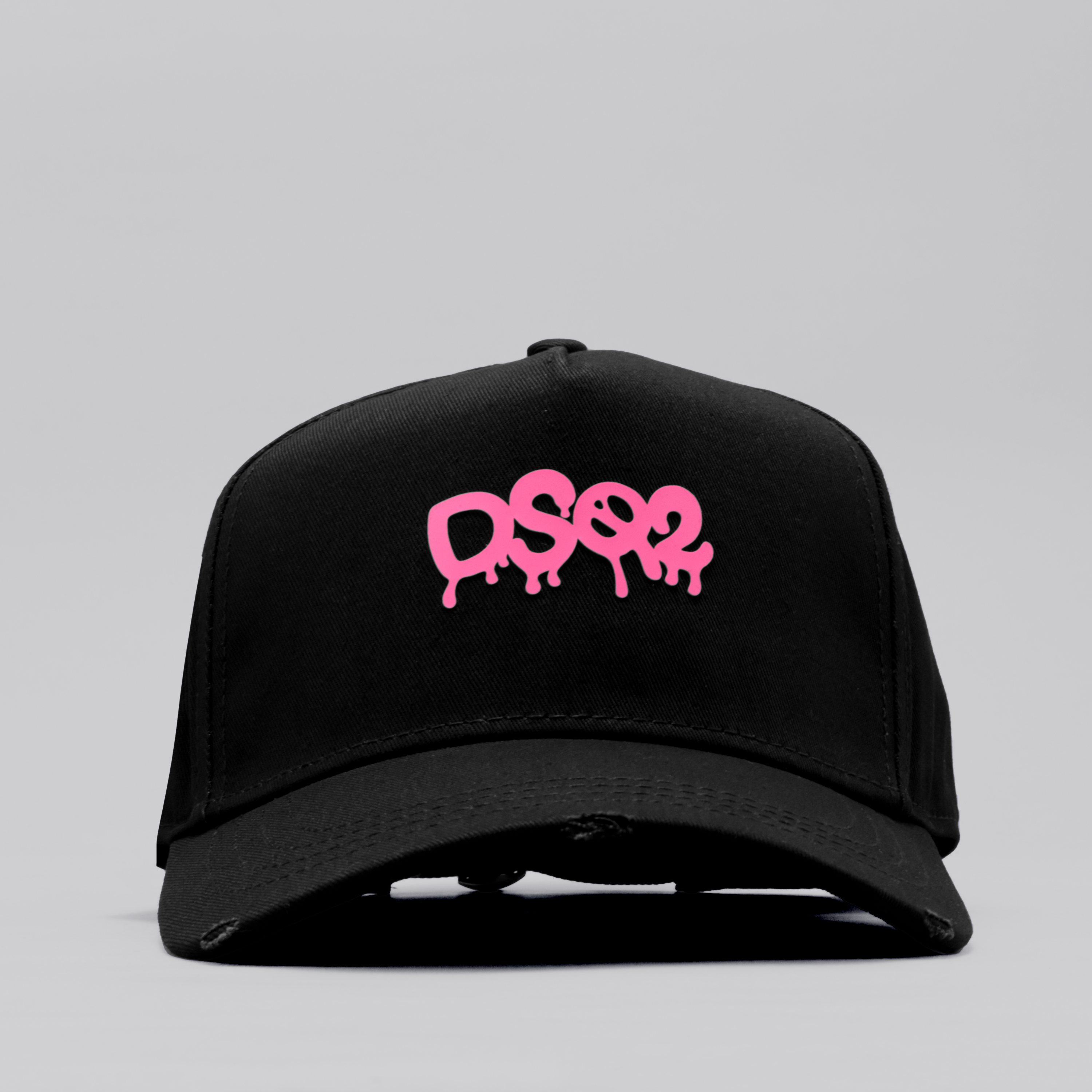 Gorra Negra Dsquared2 Cap Black Dsquared2 Dsq2 Leaf