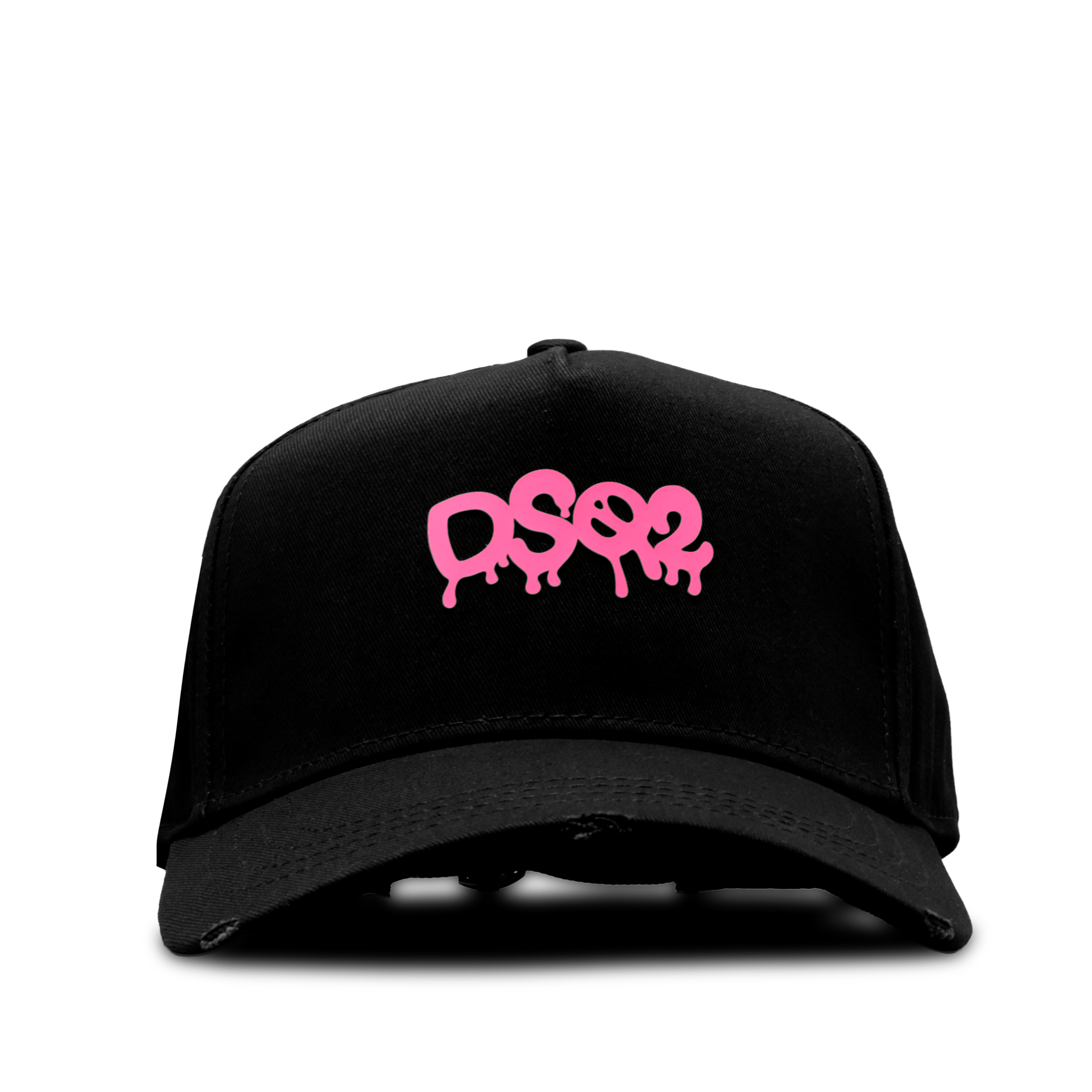 Gorra Negra Dsquared2 Cap Black Dsquared2 Dsq2 Leaf