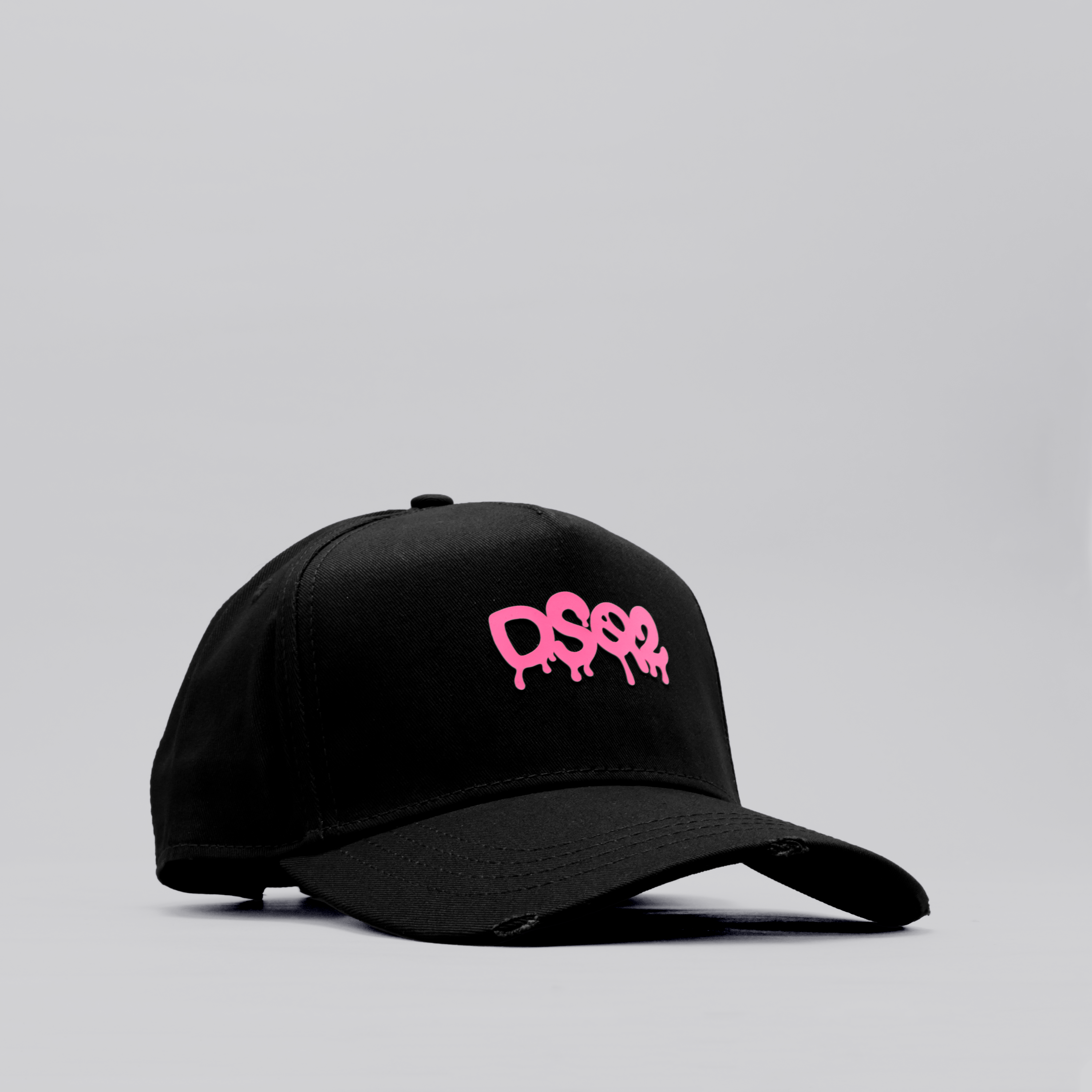 Gorra Negra Dsquared2 Cap Black Dsquared2 Dsq2 Leaf