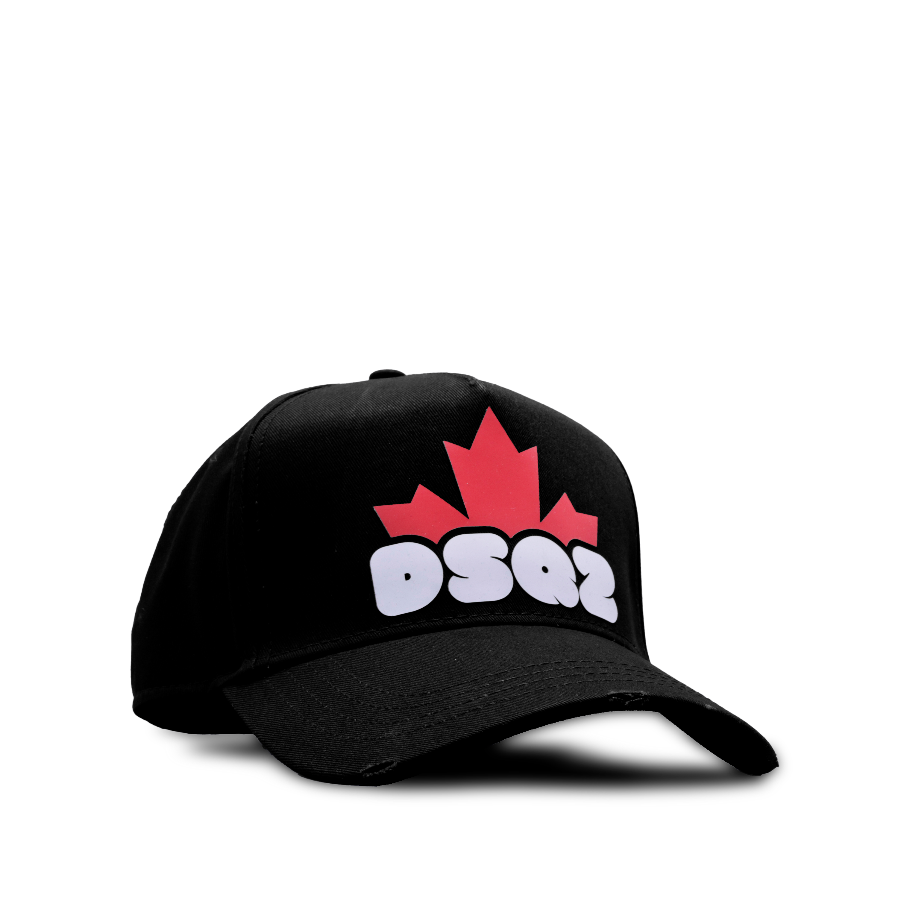 Gorra Negra Dsquared2 Cap Black Dsquared2 Dsq2 Leaf