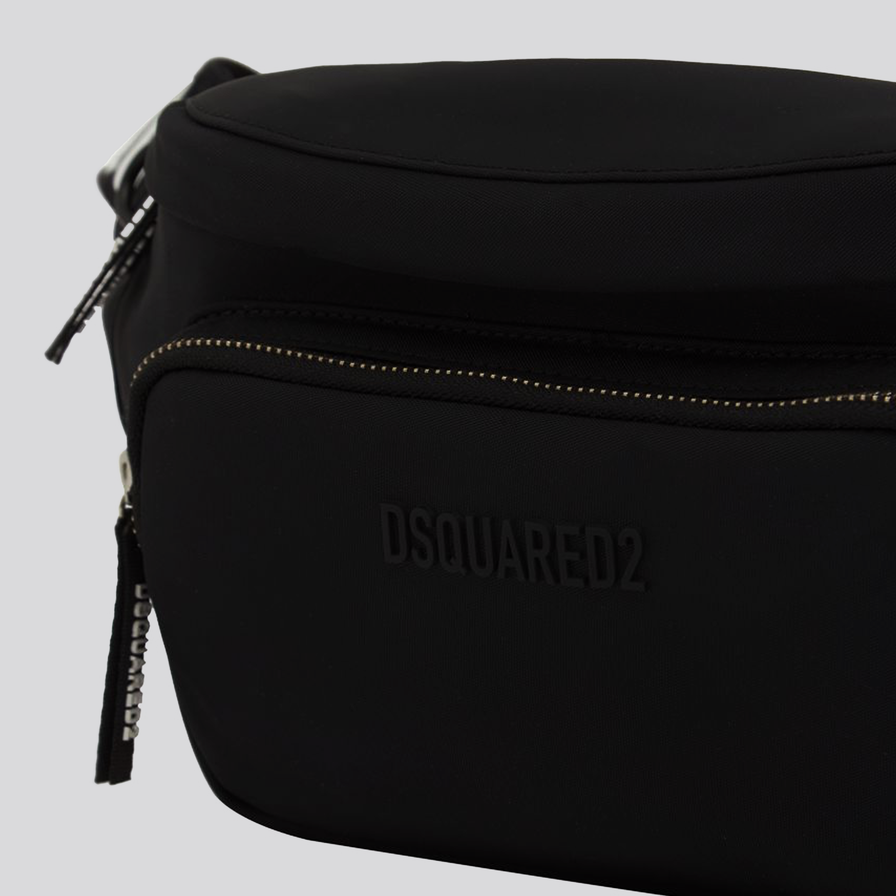 Riñonera Negro Dsquared2 Leaf