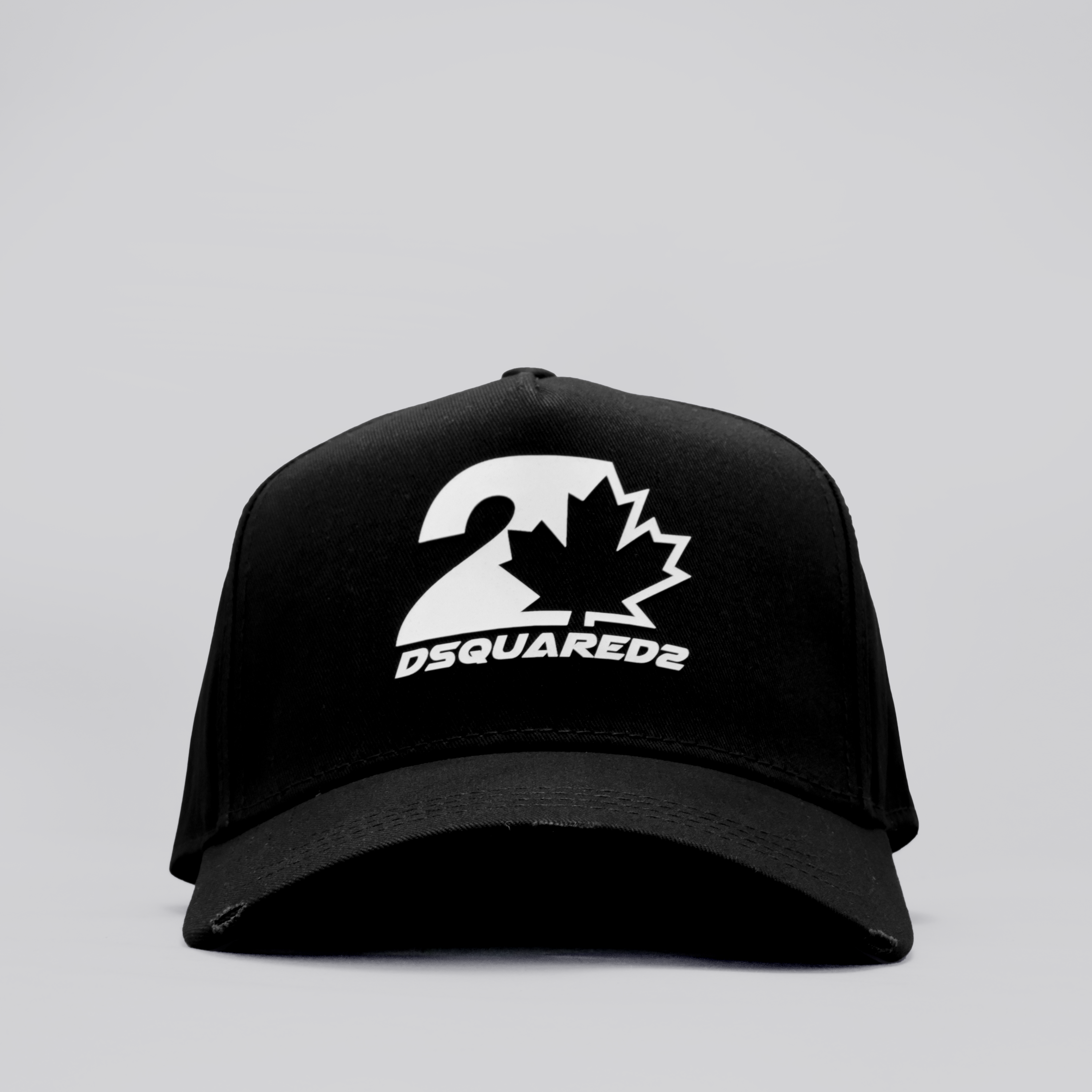 Gorra Negra Dsquared2 Leaf