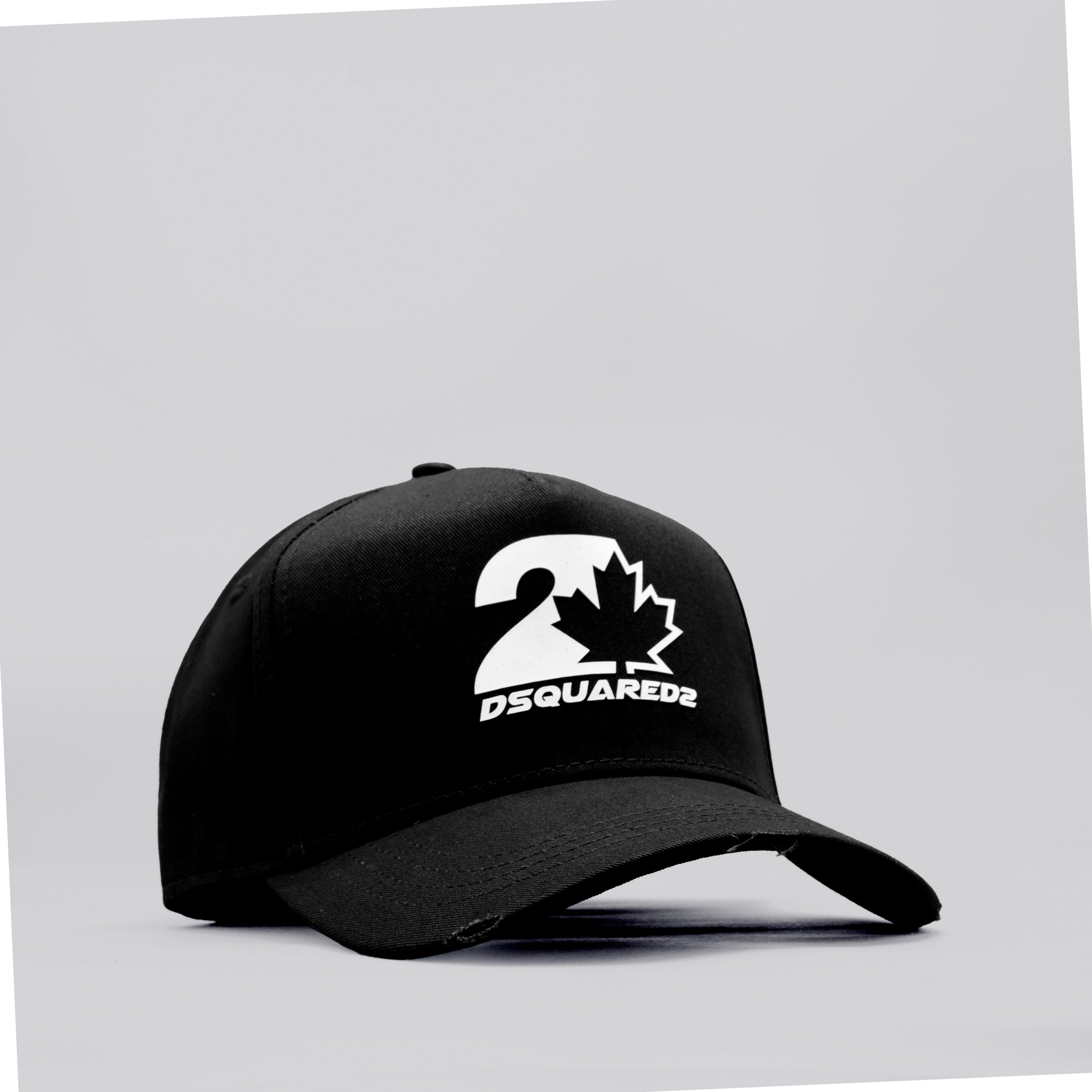 Gorra Negra Dsquared2 Leaf